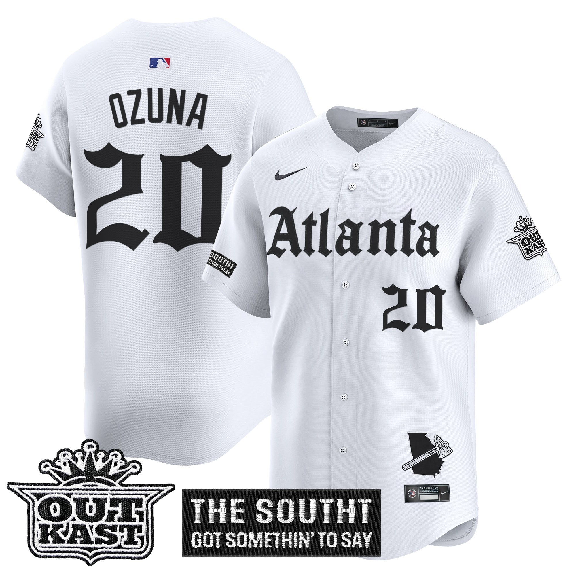 ATL 'Gothic South x Outkast Edition' Vapor Premier Limited Jersey - All Stitched