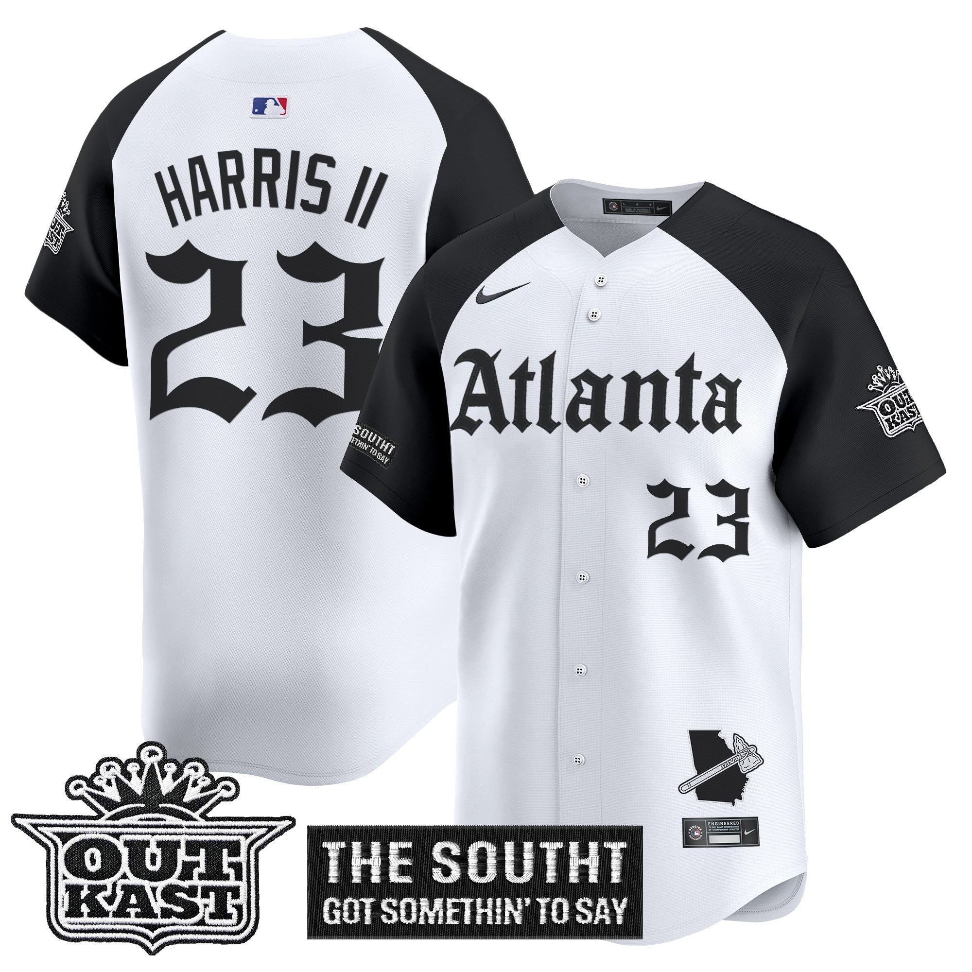 ATL 'Gothic South x Outkast Edition' Vapor Premier Limited Jersey - All Stitched