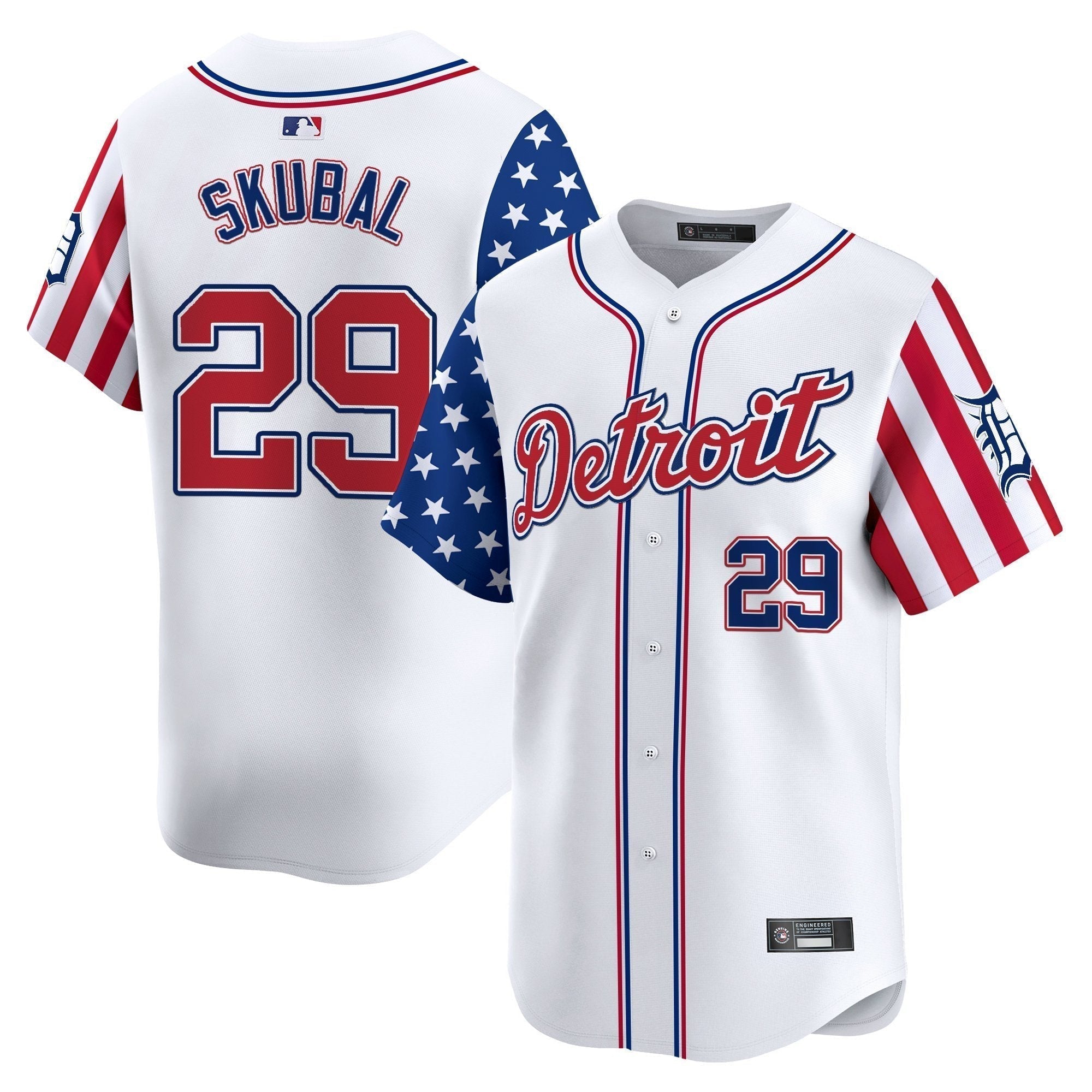 DET 2025 Independence Day Vapor Premier Limited Jersey - All Stitched