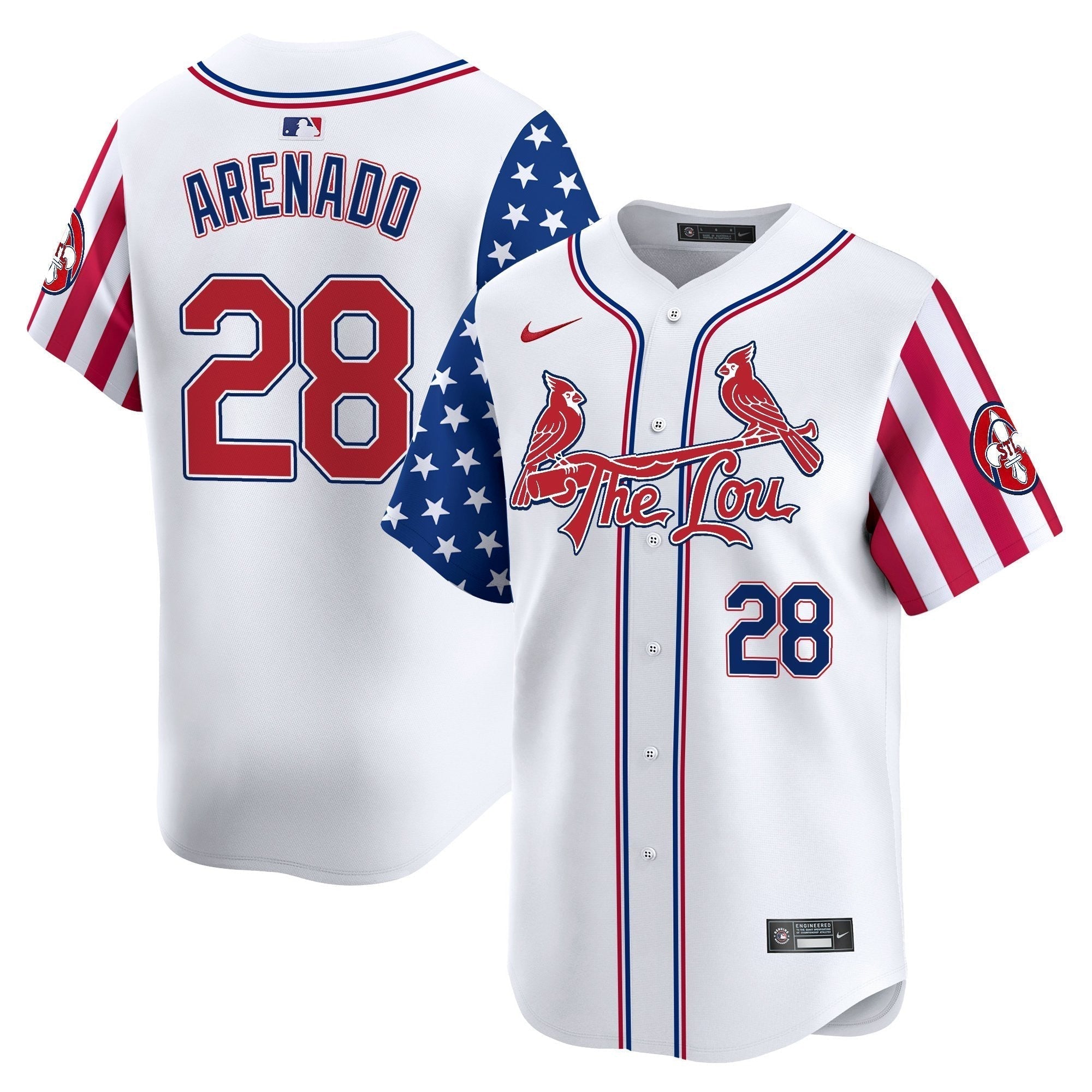 STL 2025 Independence Day Vapor Premier Limited Jersey - All Stitched