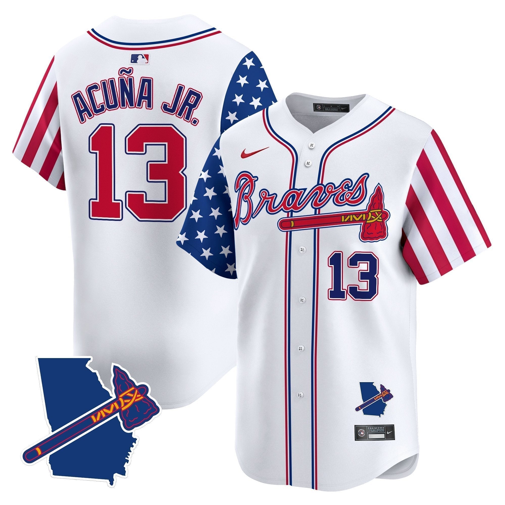 ATL 2025 Independence Day Vapor Premier Limited Men Jersey N1 - All Stitched