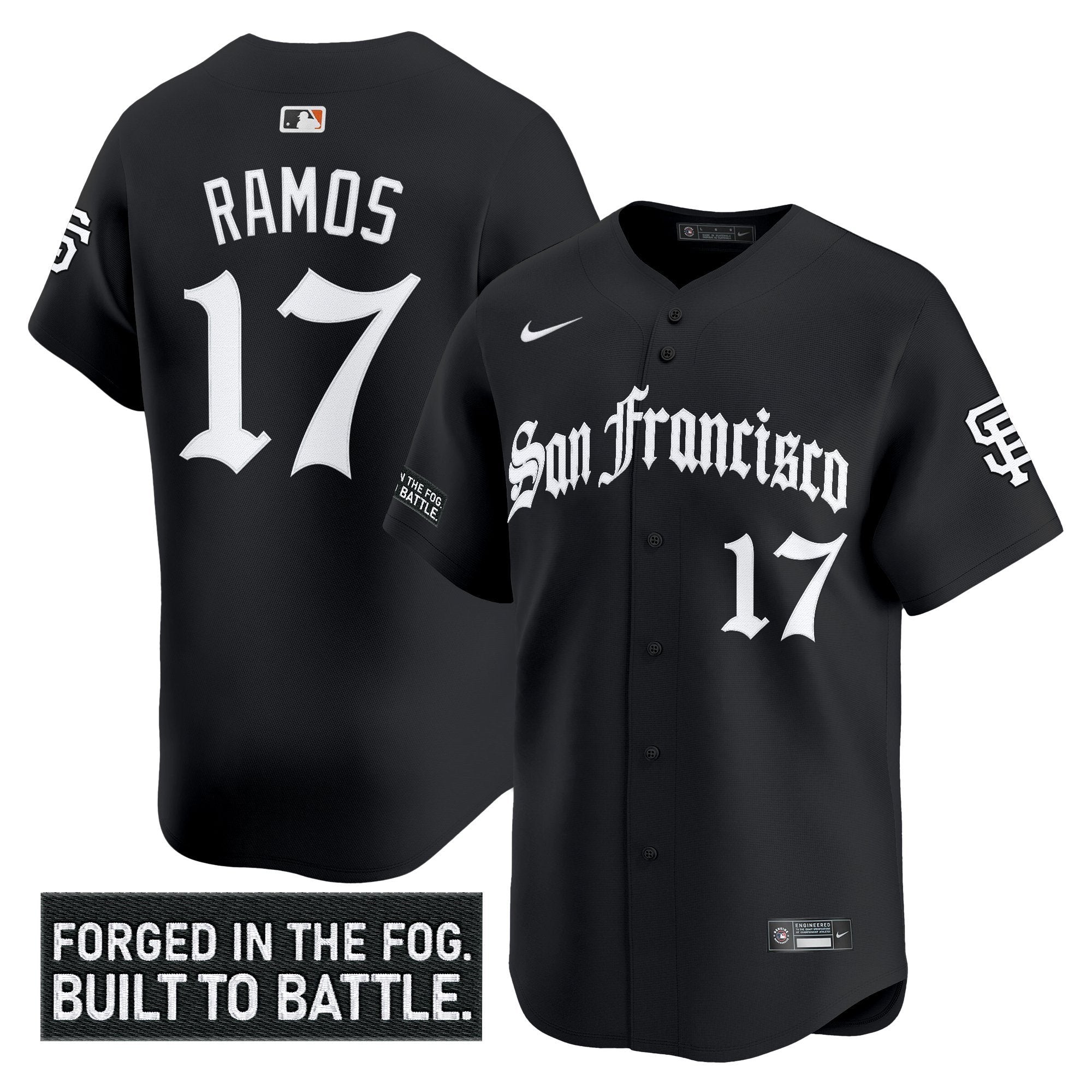 SF 'Gothic Fog Edition' Vapor Premier Limited Jersey - All Stitched