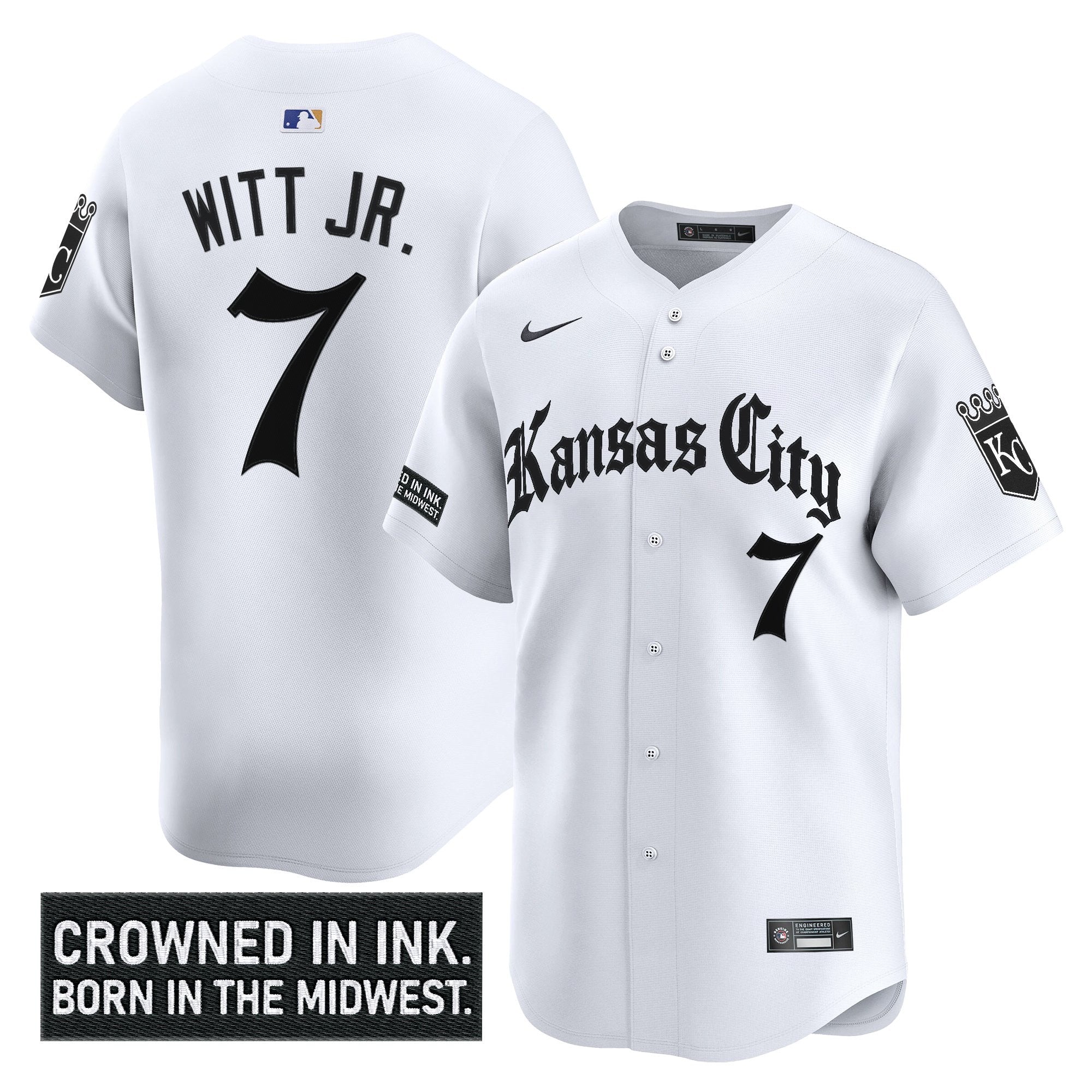 KC 'Gothic Crown Edition' Vapor Premier Limited Jersey - All Stitched