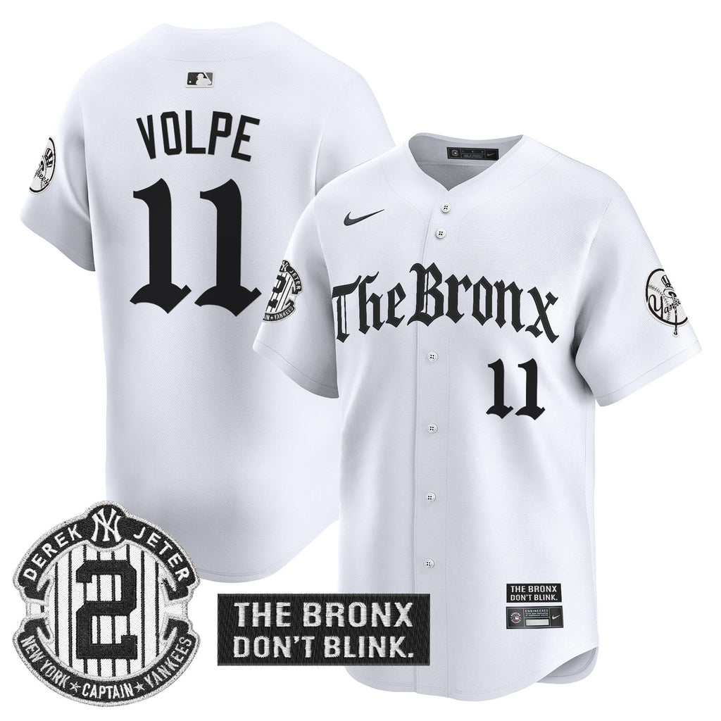 Yankees 'The Bronx - Gothic Ink Drop Edition' Vapor Premier Limited Jersey - All Stitched