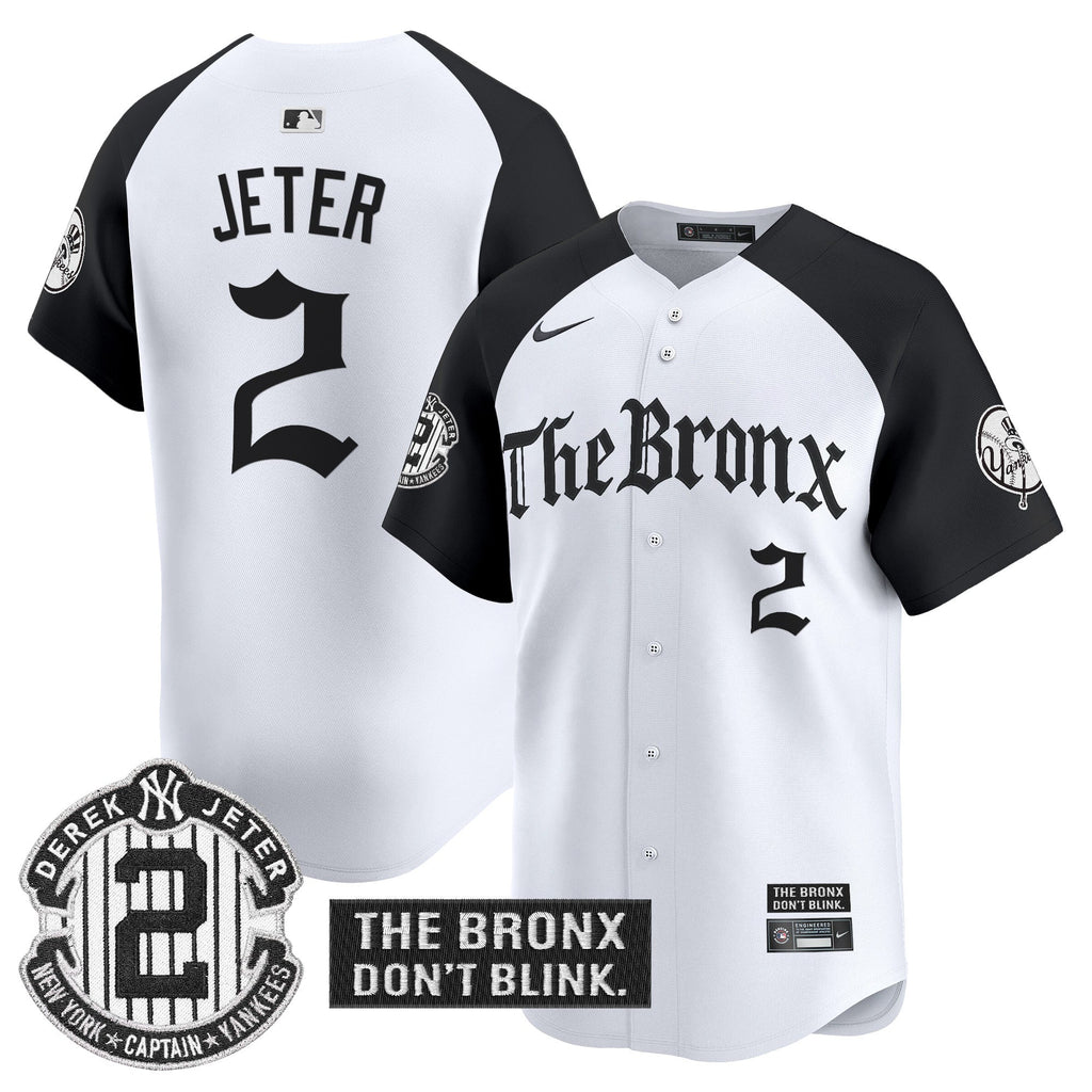 Yankees 'The Bronx - Gothic Ink Drop Edition' Vapor Premier Limited Jersey - All Stitched