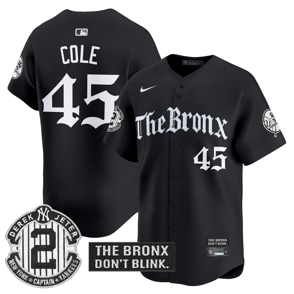 Yankees 'The Bronx - Gothic Ink Drop Edition' Vapor Premier Limited Men Jersey - All Stitched