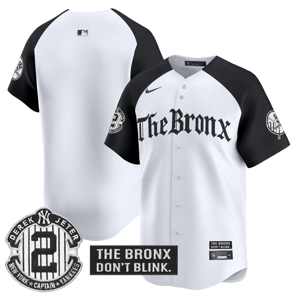 Yankees 'The Bronx - Gothic Ink Drop Edition' Vapor Premier Limited Jersey - All Stitched