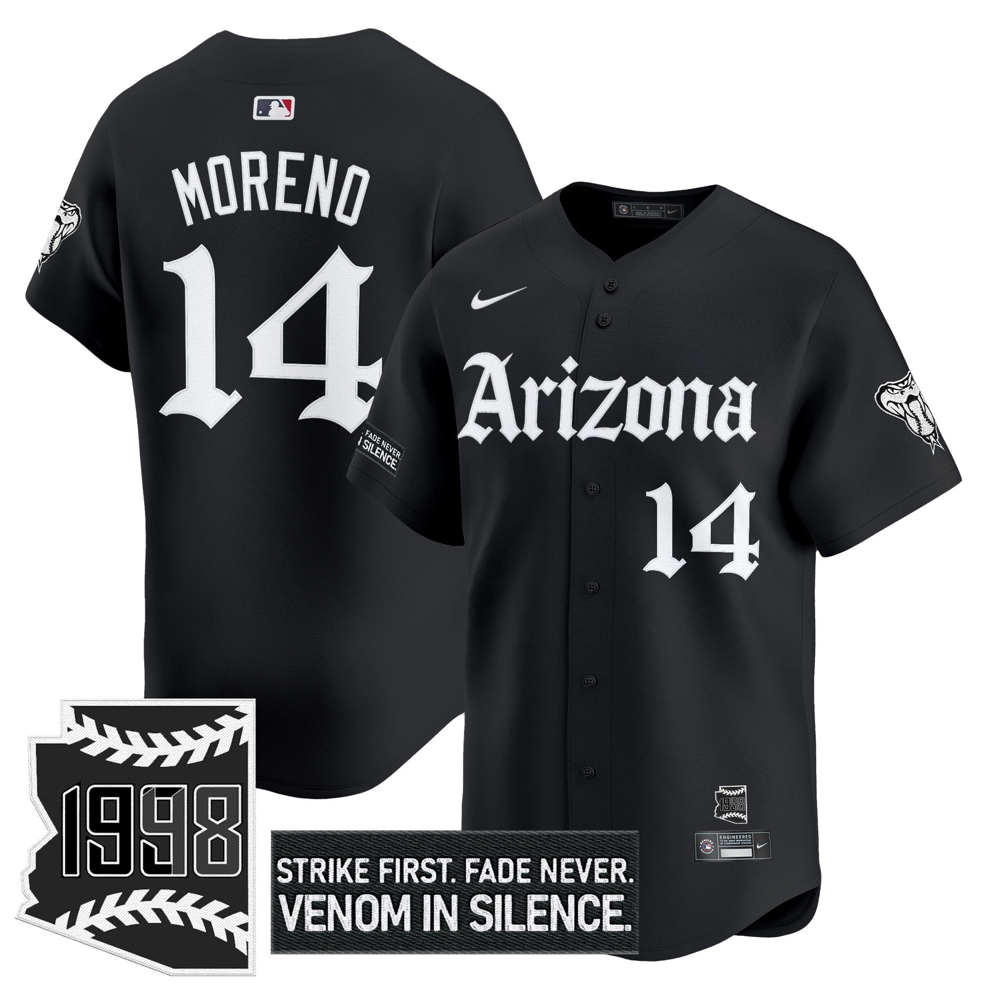 ARI 'Gothic Desert Fang Edition' Vapor Premier Limited Men Jersey - All Stitched