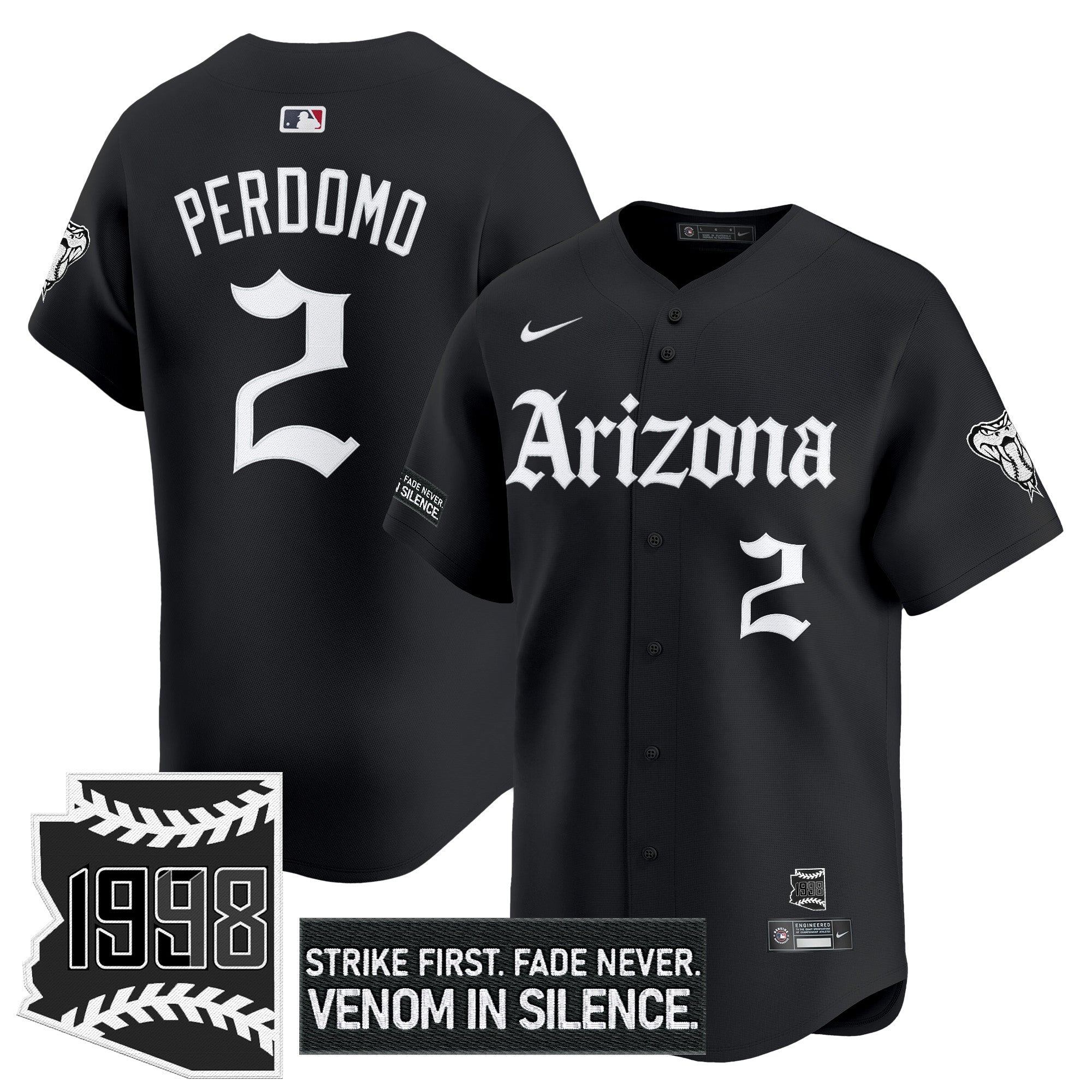 ARI 'Gothic Desert Fang Edition' Vapor Premier Limited Men Jersey - All Stitched