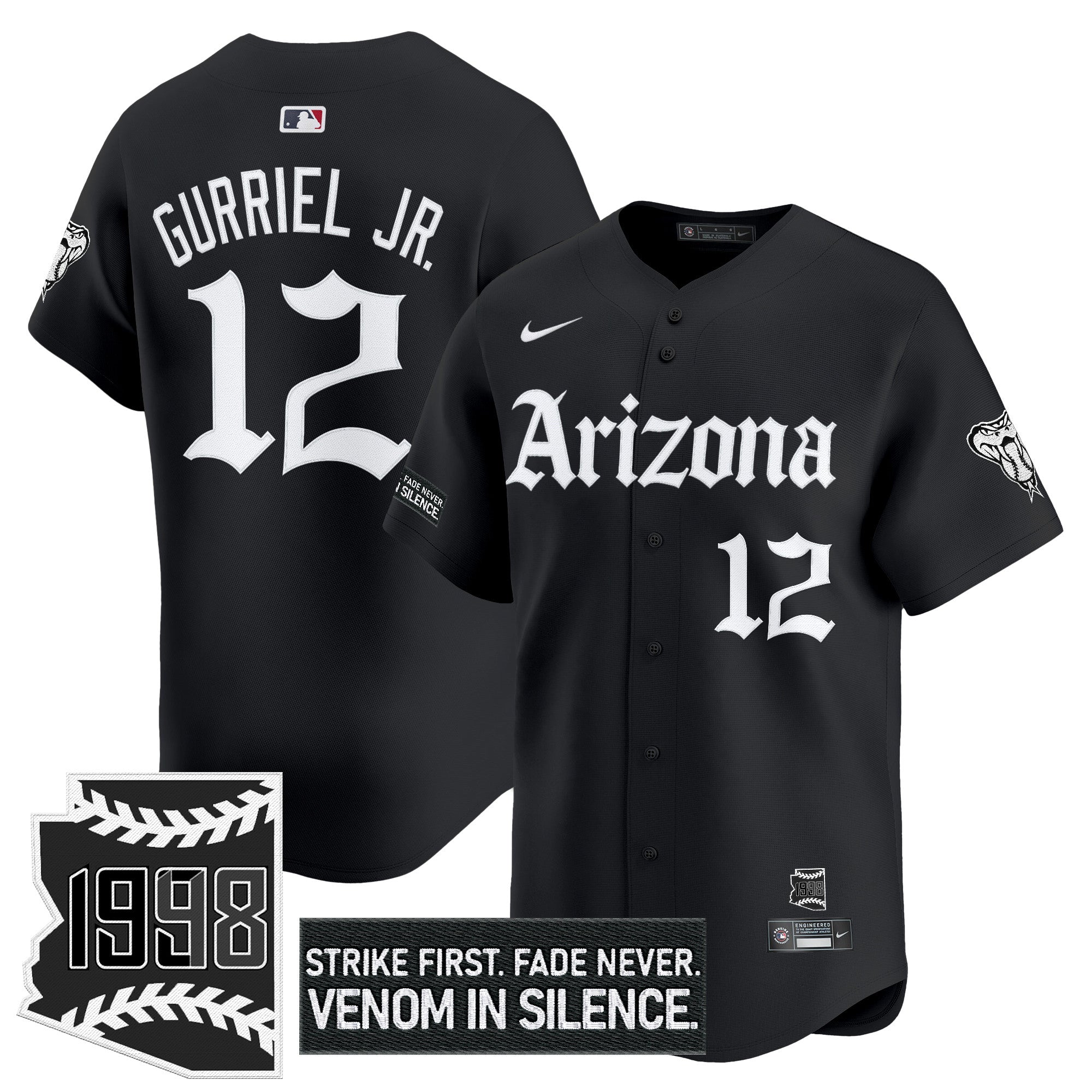 ARI 'Gothic Desert Fang Edition' Vapor Premier Limited Men Jersey - All Stitched