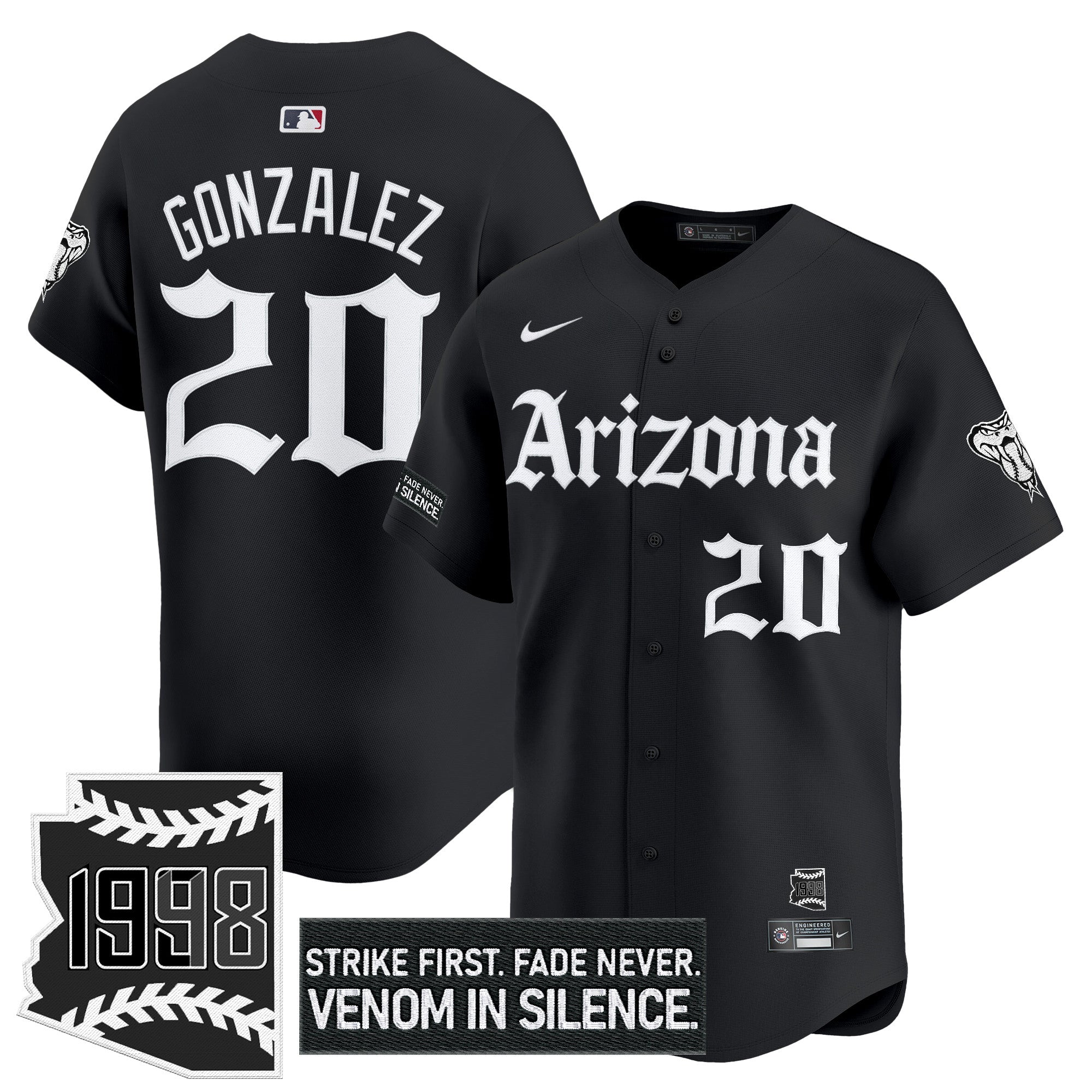 ARI 'Gothic Desert Fang Edition' Vapor Premier Limited Men Jersey - All Stitched