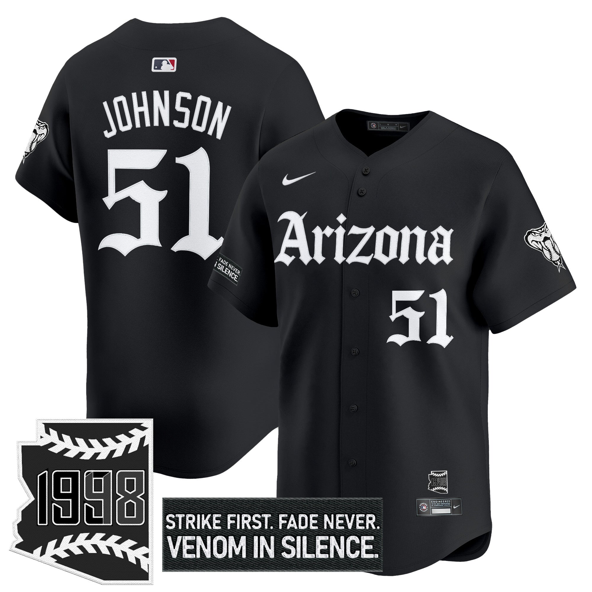 ARI 'Gothic Desert Fang Edition' Vapor Premier Limited Men Jersey - All Stitched