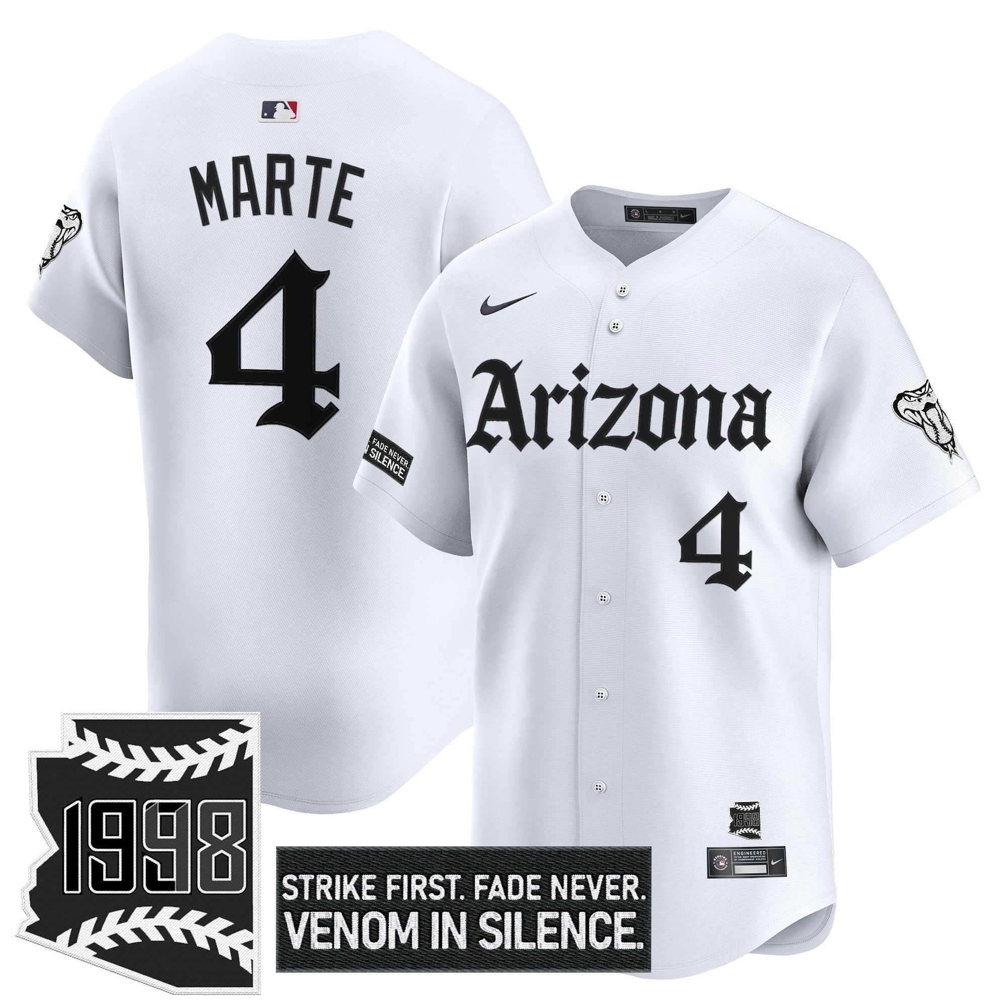ARI 'Gothic Desert Fang Edition' Vapor Premier Limited Jersey - All Stitched