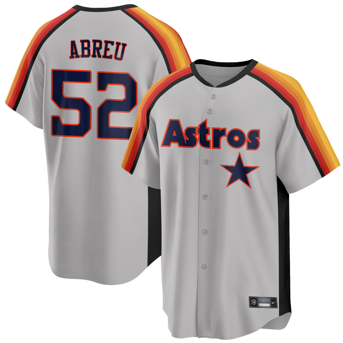 Houston Astros 1989 Throwback Road Jersey - All Stitched