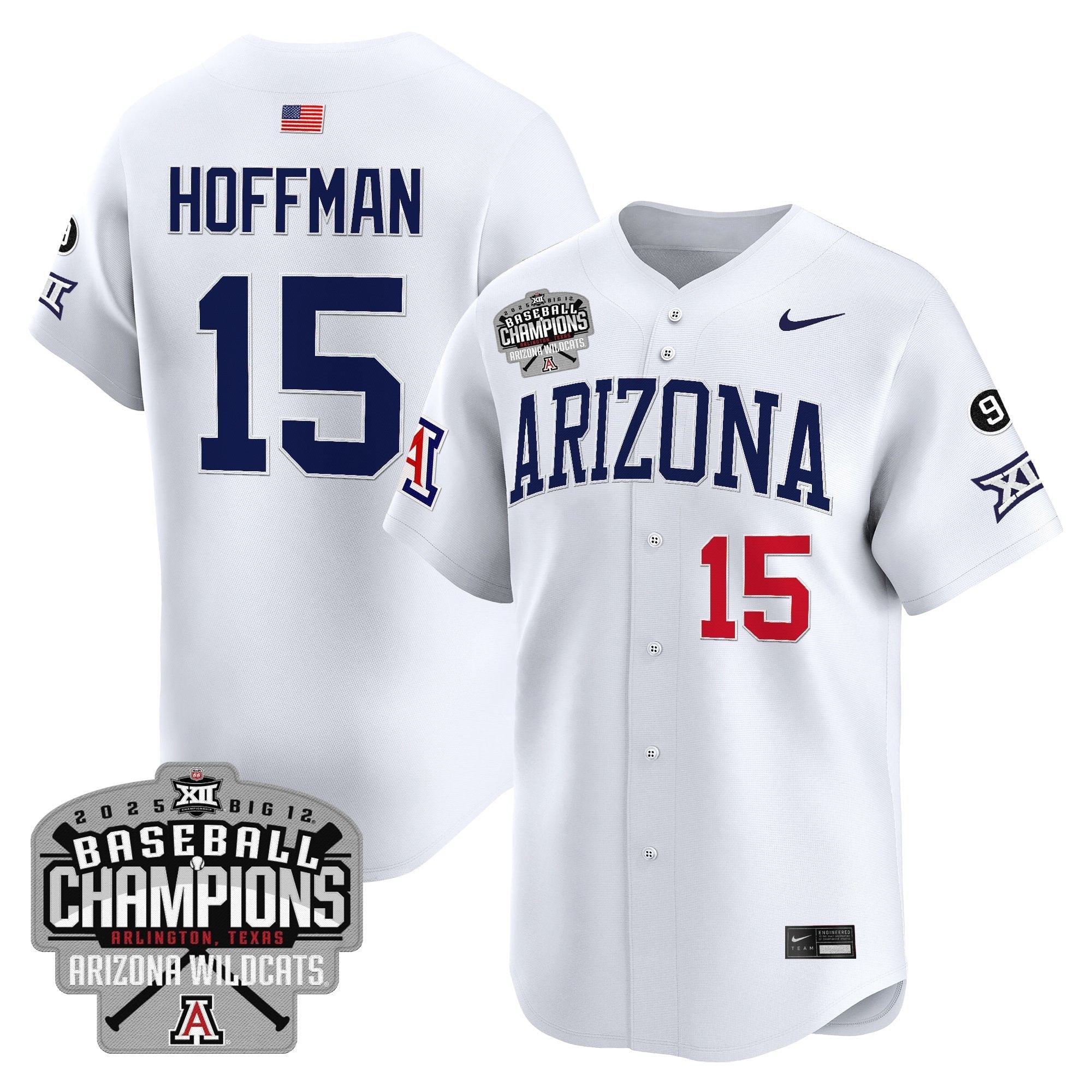 ARIZ 2025 Big 12 Champions Vapor Premier Limited Jersey - All Stitched