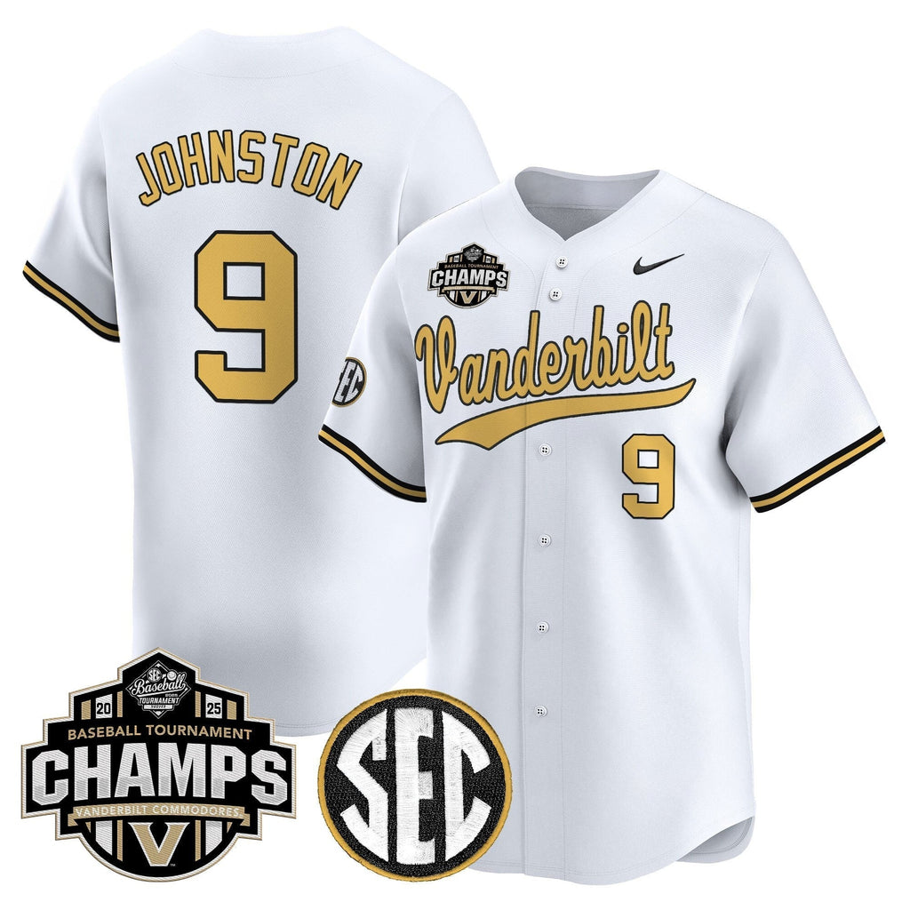 Vanderbilt Commodores 2025 SEC Conference Tournament Champions Vapor Premier Limited Jersey - All Stitched