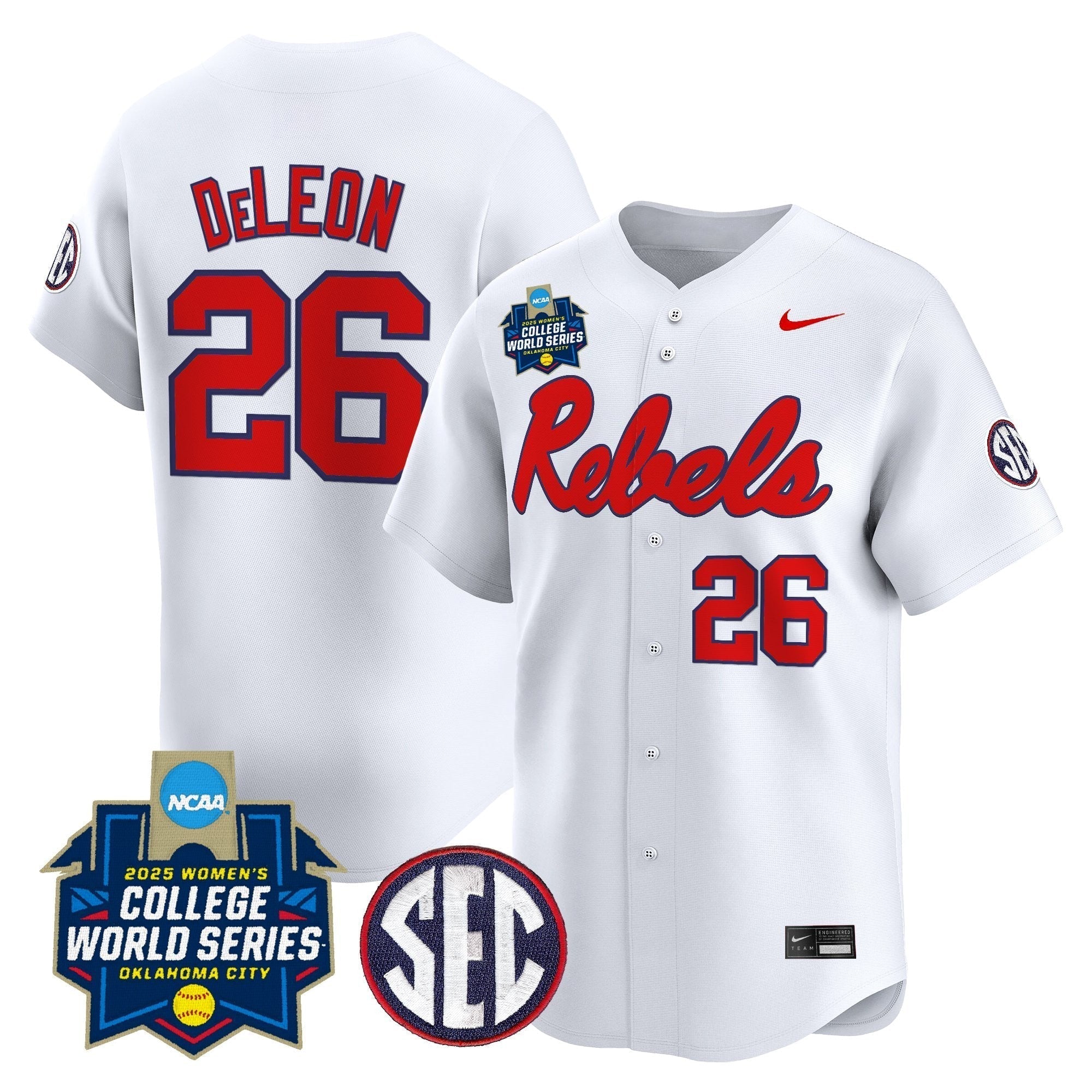 OMR Softball 2025 World Series (WCWS) Vapor Premier Limited Jersey - All Stitched