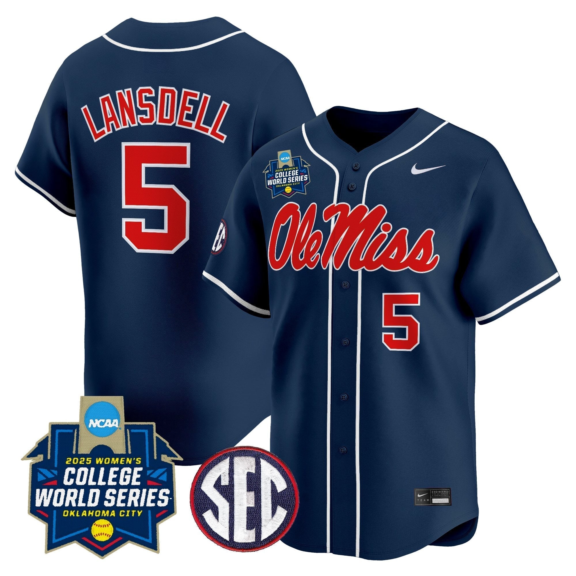 OMR Softball 2025 World Series (WCWS) Vapor Premier Limited Jersey - All Stitched