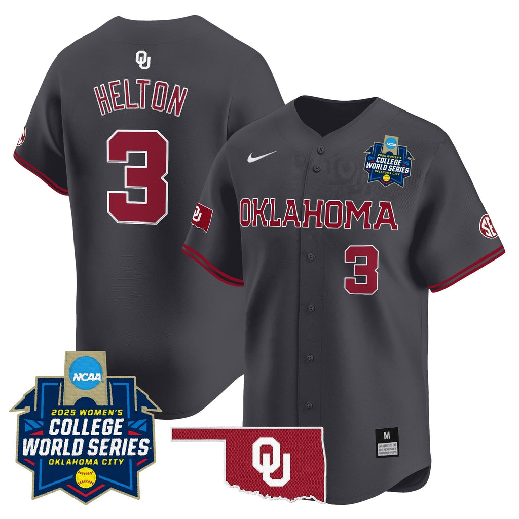 OU Softball 2025 World Series (WCWS) Vapor Premier Limited Jersey - All Stitched