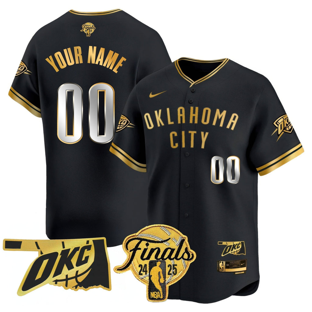 OKC Baseball Jersey - Final Patch - All Stitched