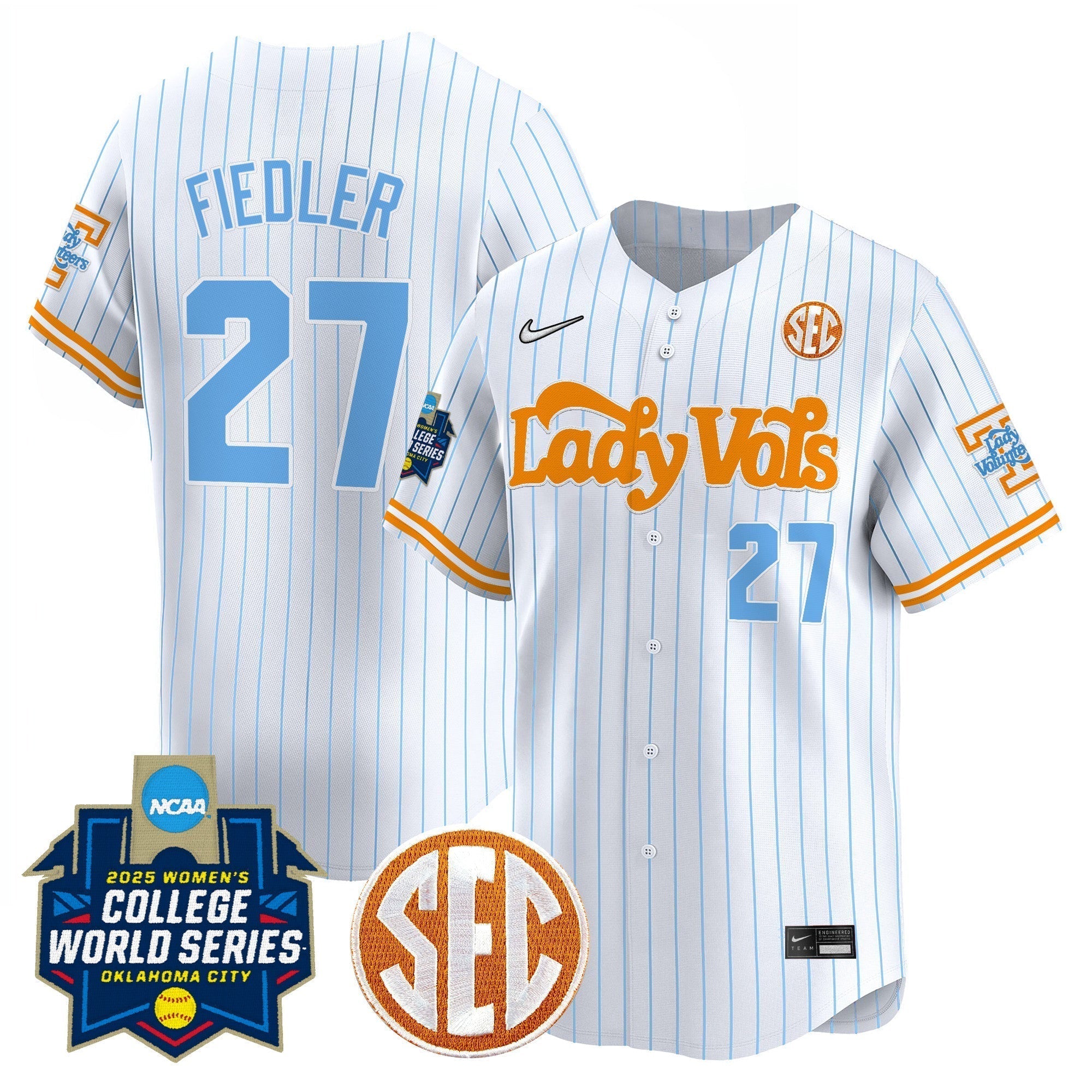 TENN Softball 2025 World Series (WCWS) Vapor Premier Limited Jersey - All Stitched