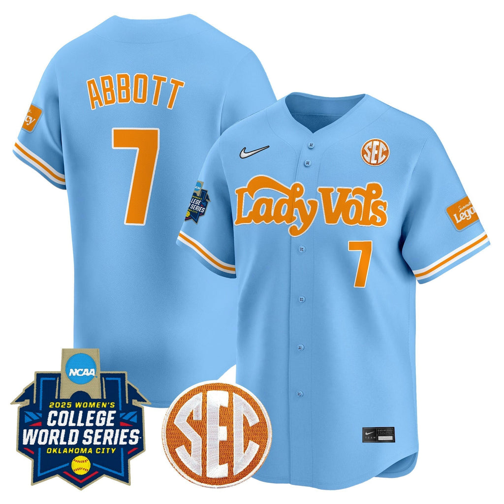 TENN Softball 2025 World Series (WCWS) Vapor Premier Limited Jersey - All Stitched