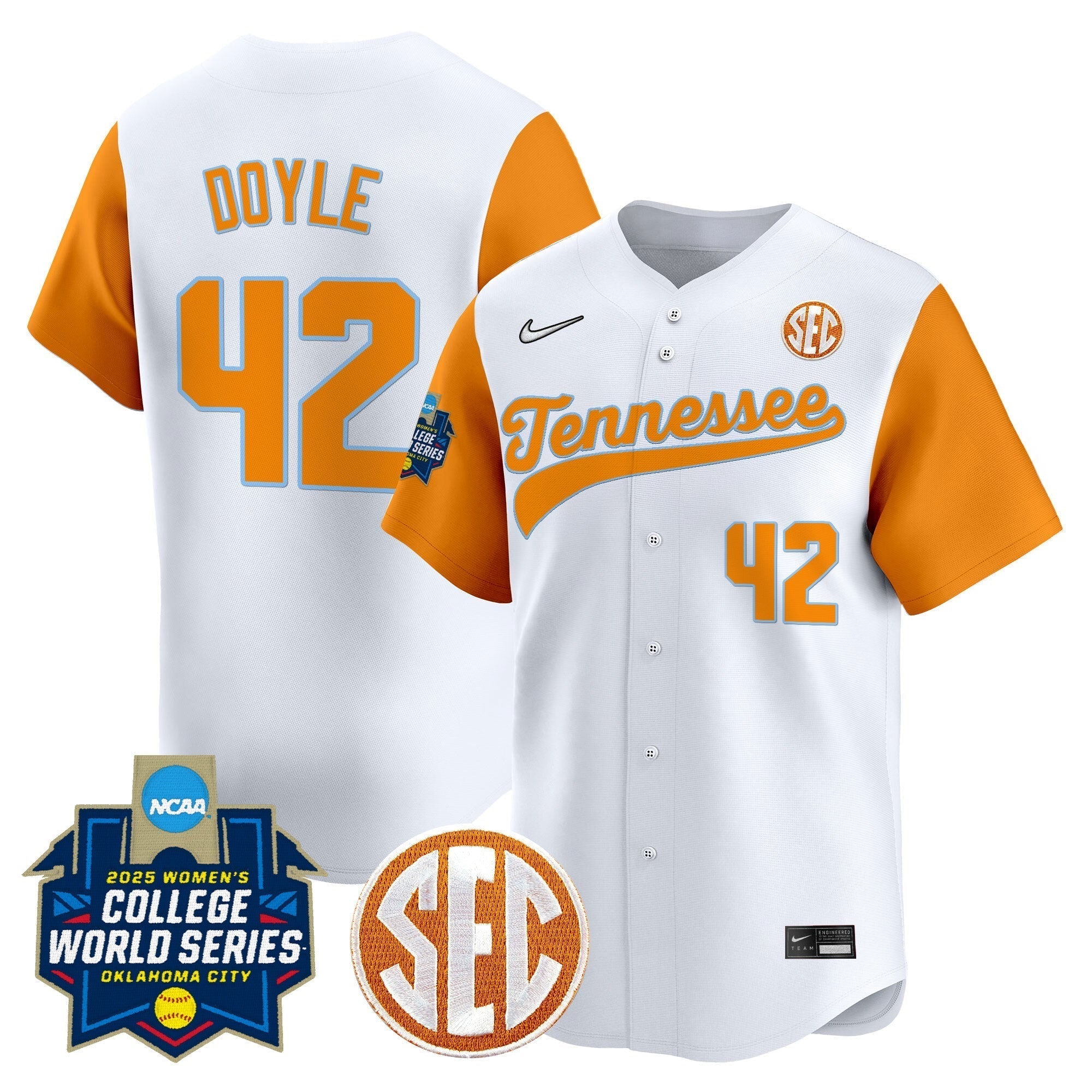TENN Softball 2025 World Series (WCWS) Vapor Premier Limited Jersey - All Stitched