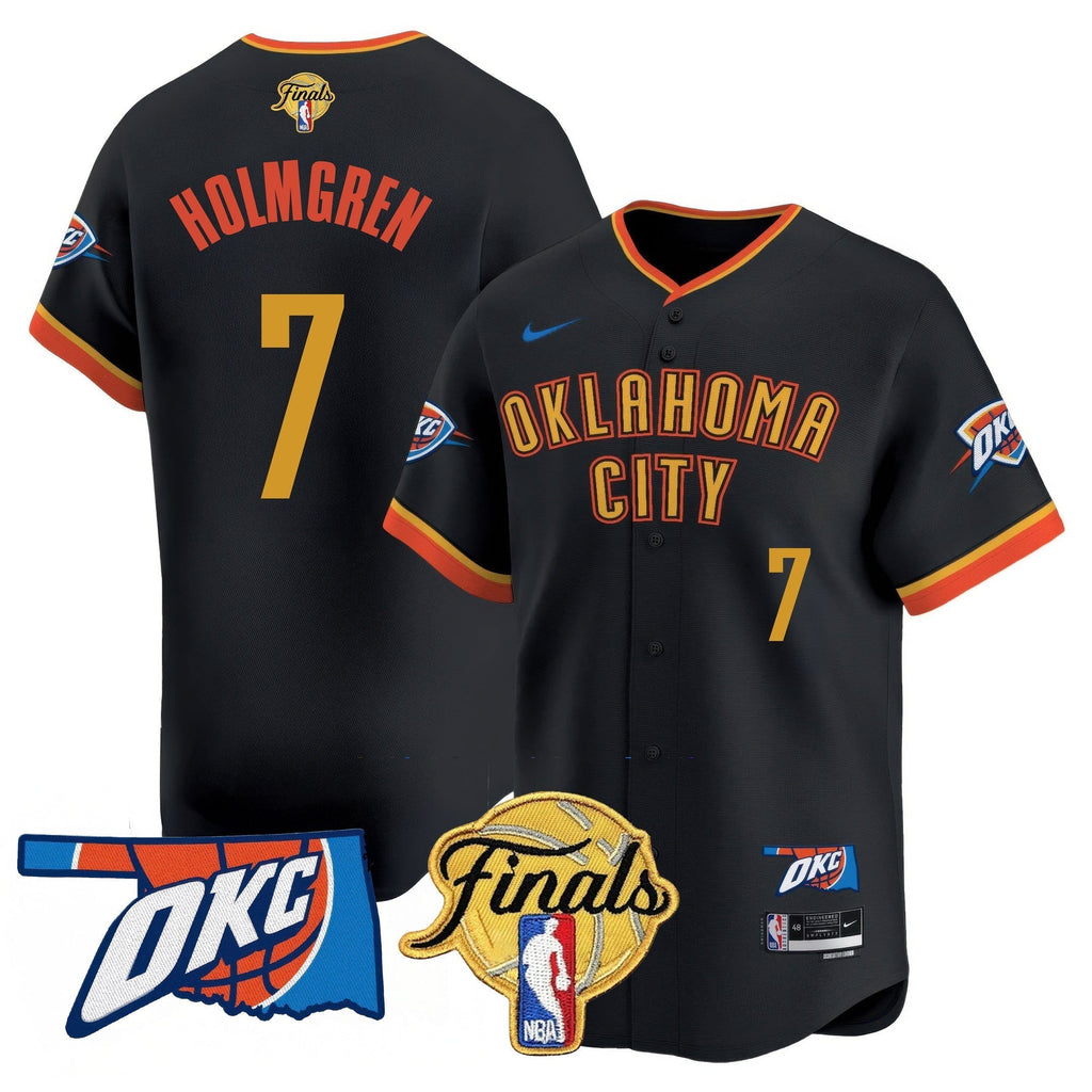 OKC Baseball Men Jersey - Final Patch - All Stitched