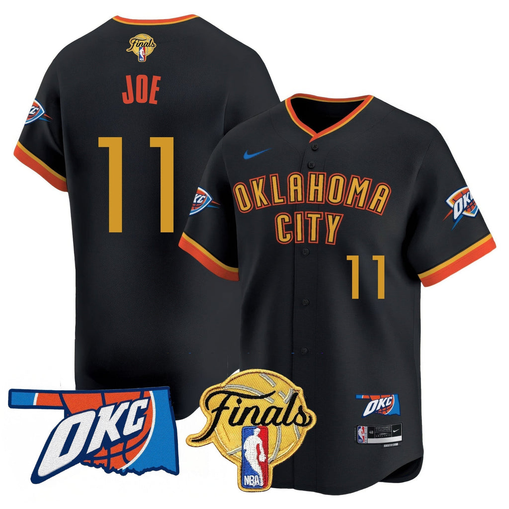OKC Baseball Men Jersey - Final Patch - All Stitched