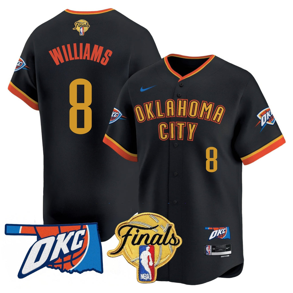 OKC Baseball Men Jersey - Final Patch - All Stitched