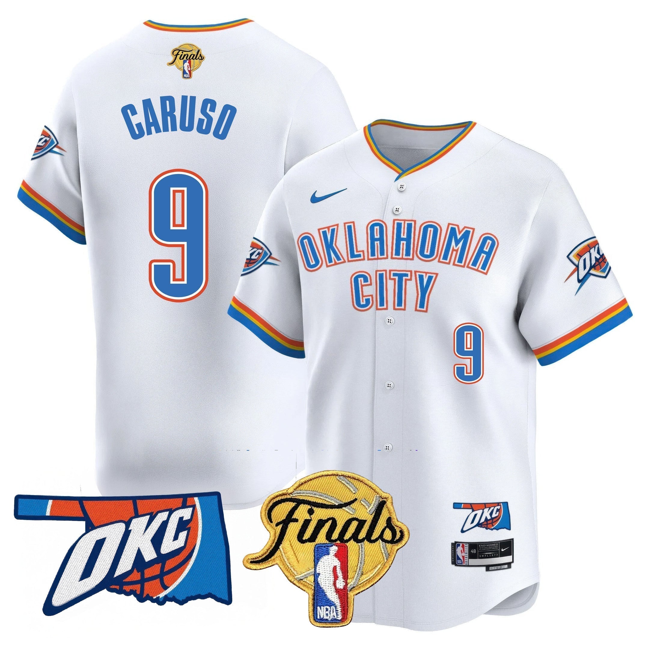 OKC Baseball Men Jersey - Final Patch - All Stitched