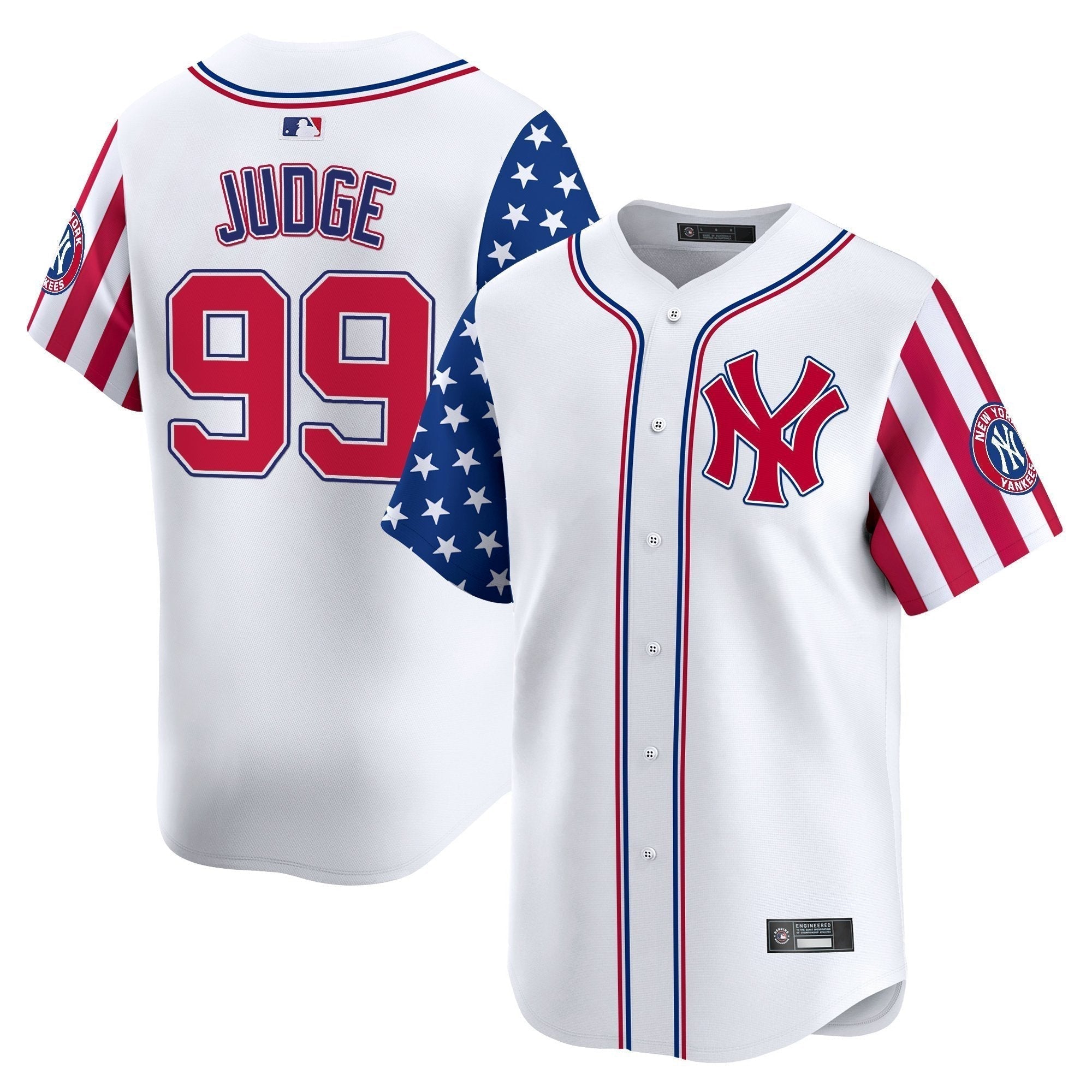 NYY 2026 Independence Day Vapor Premier Limited Jersey - Stitched