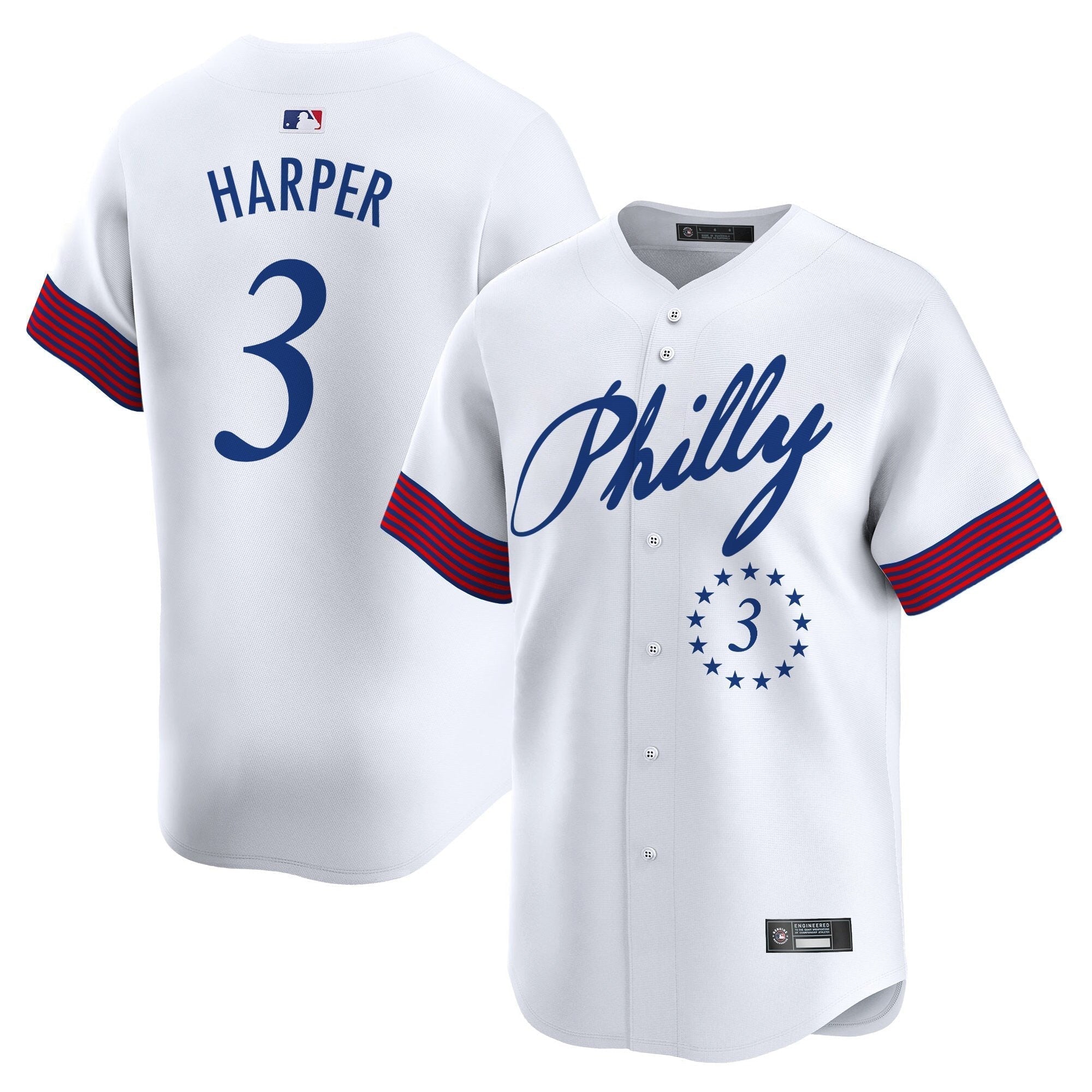 PHI 2025 Independence Day Vapor Premier Limited Jersey V2 - All Stitched