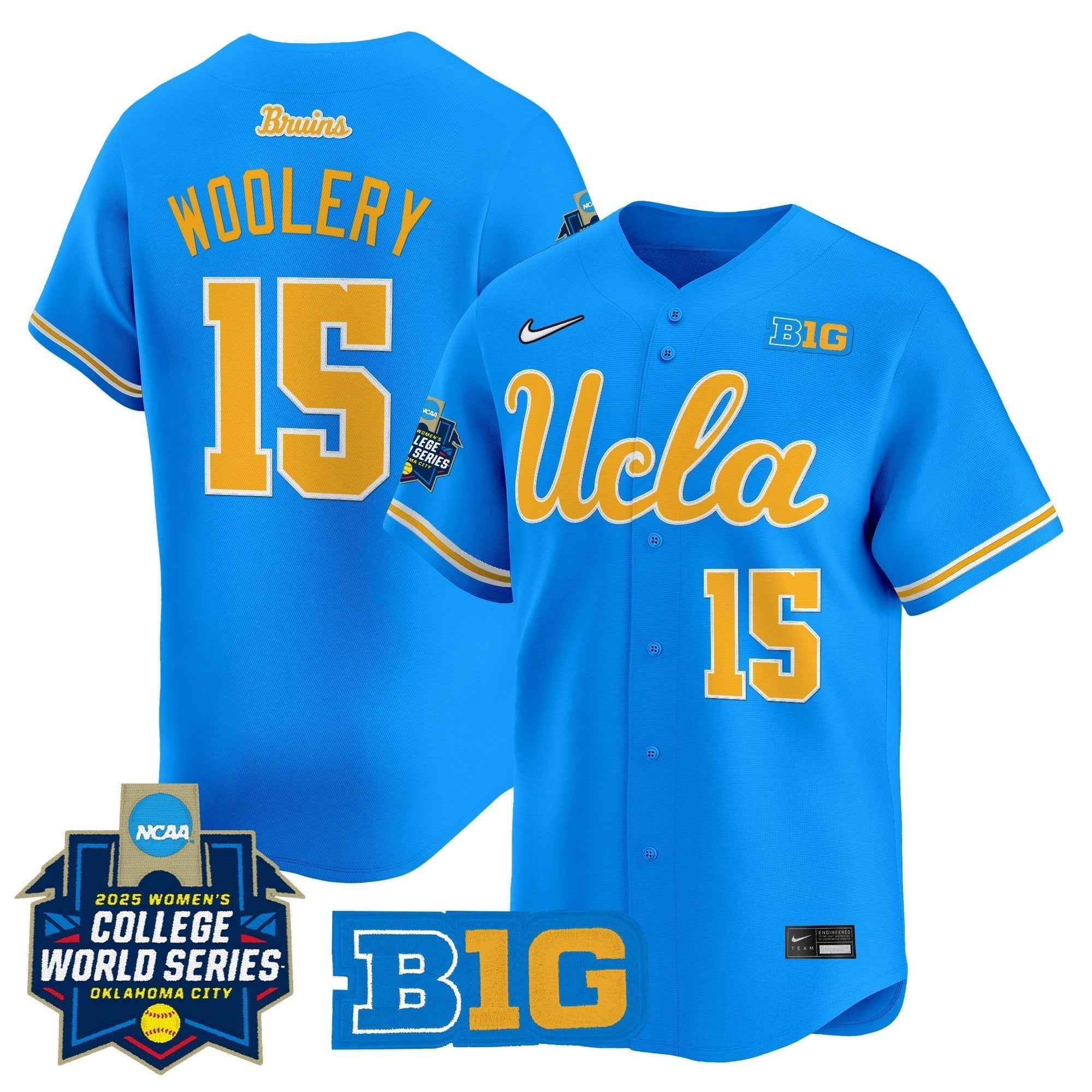 UCLA Softball 2025 World Series (WCWS) Vapor Premier Limited Jersey - All Stitched