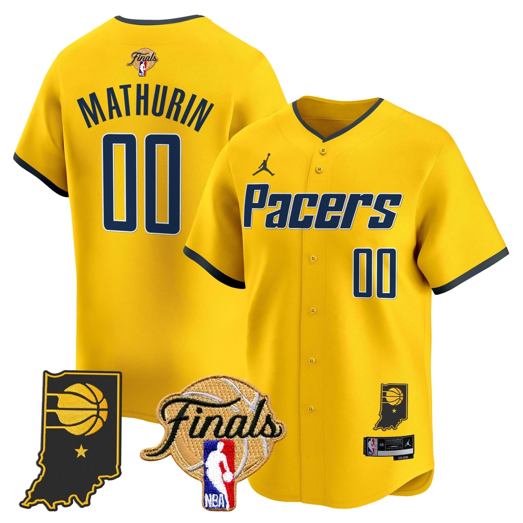IND 2025 Finals Vapor Baseball Jersey - All Stitched
