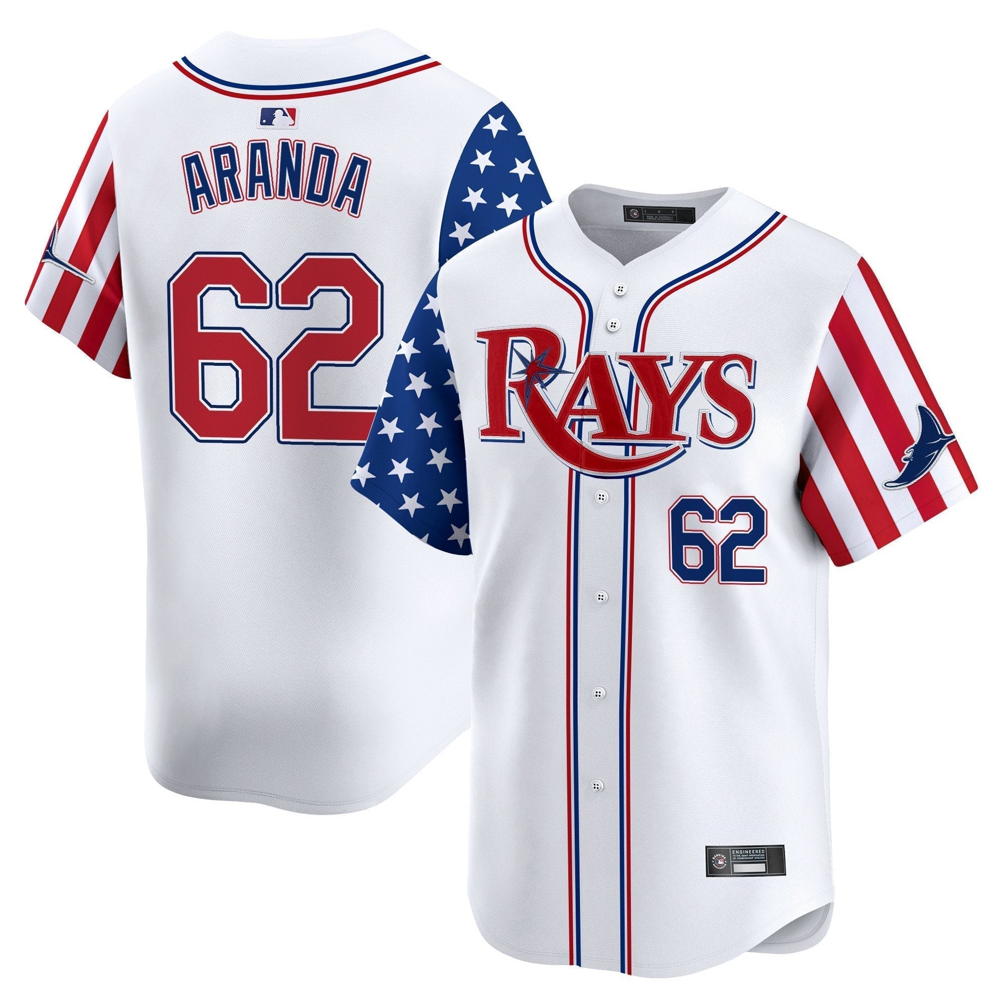 TB 2025 Independence Day Vapor Premier Limited Jersey - All Stitched