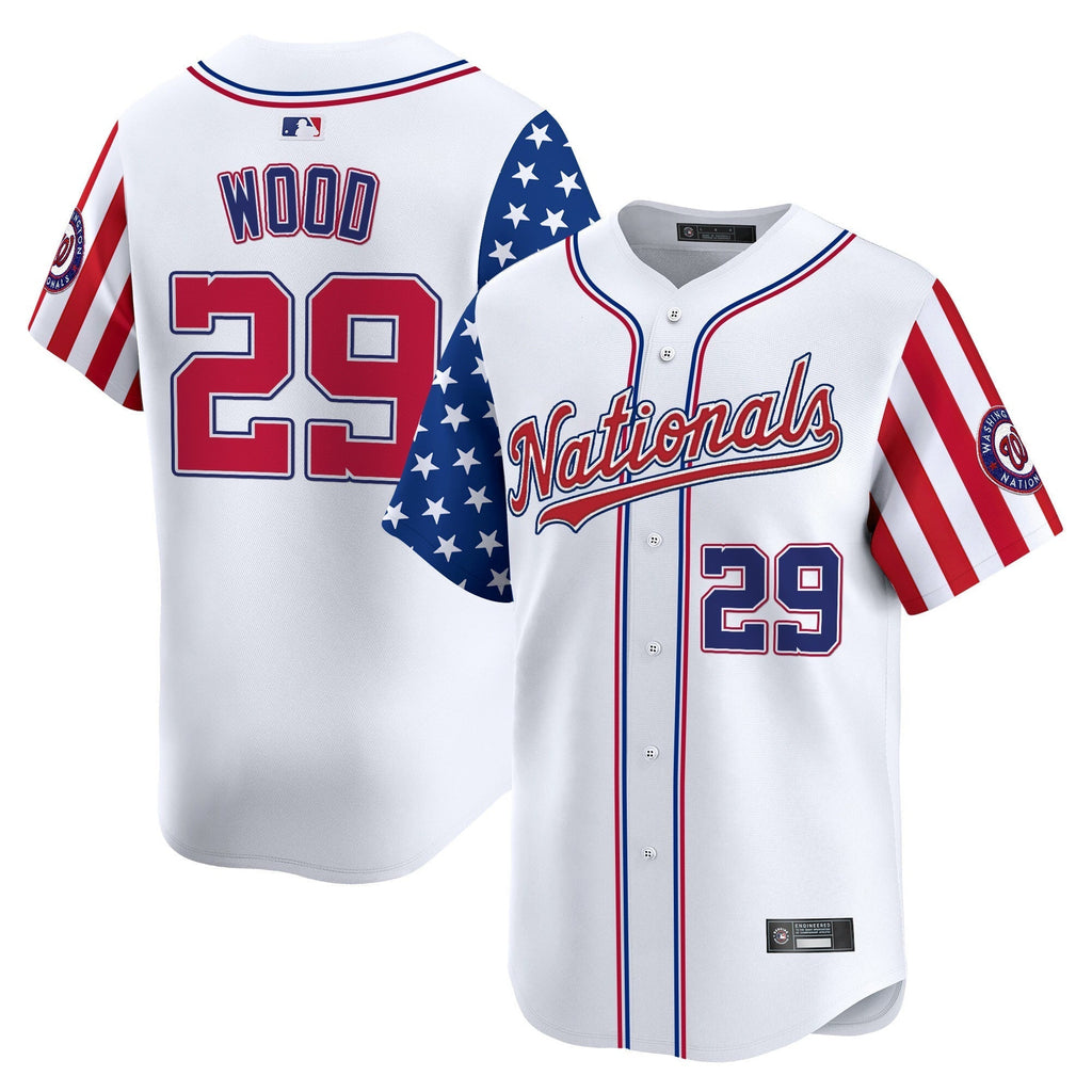 WSH 2025 Independence Day Vapor Premier Limited Men Jersey - All Stitched