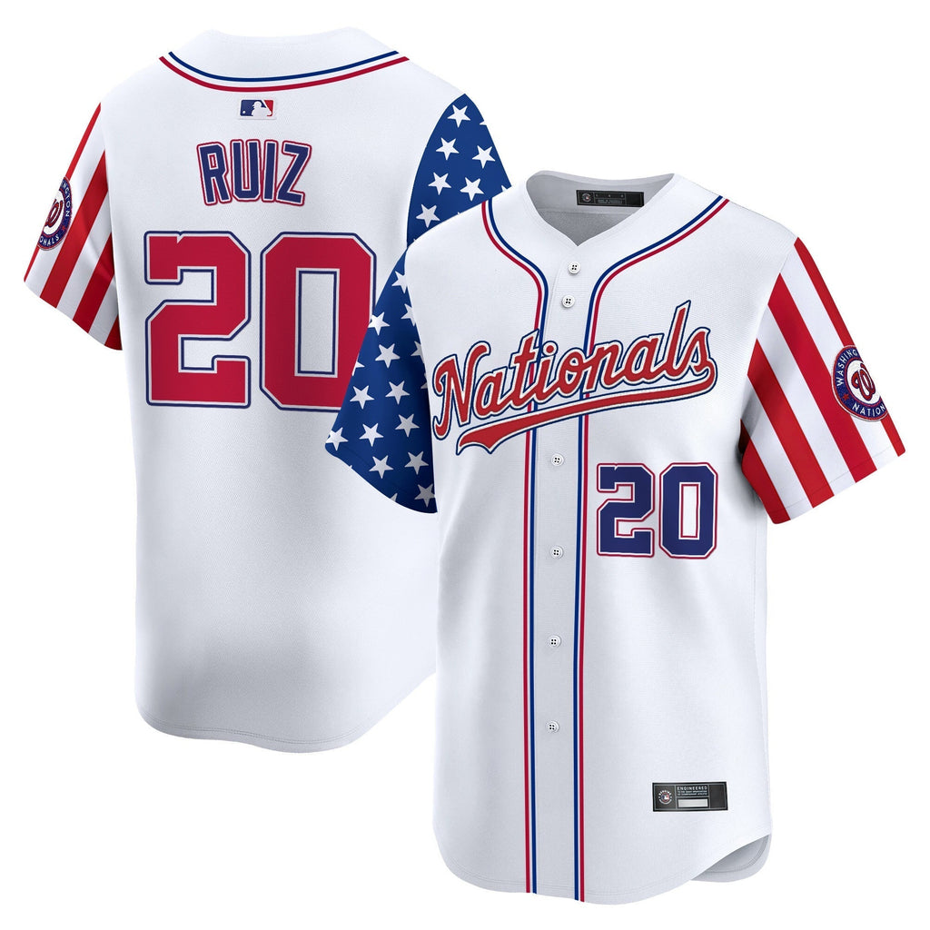WSH 2025 Independence Day Vapor Premier Limited Men Jersey - All Stitched