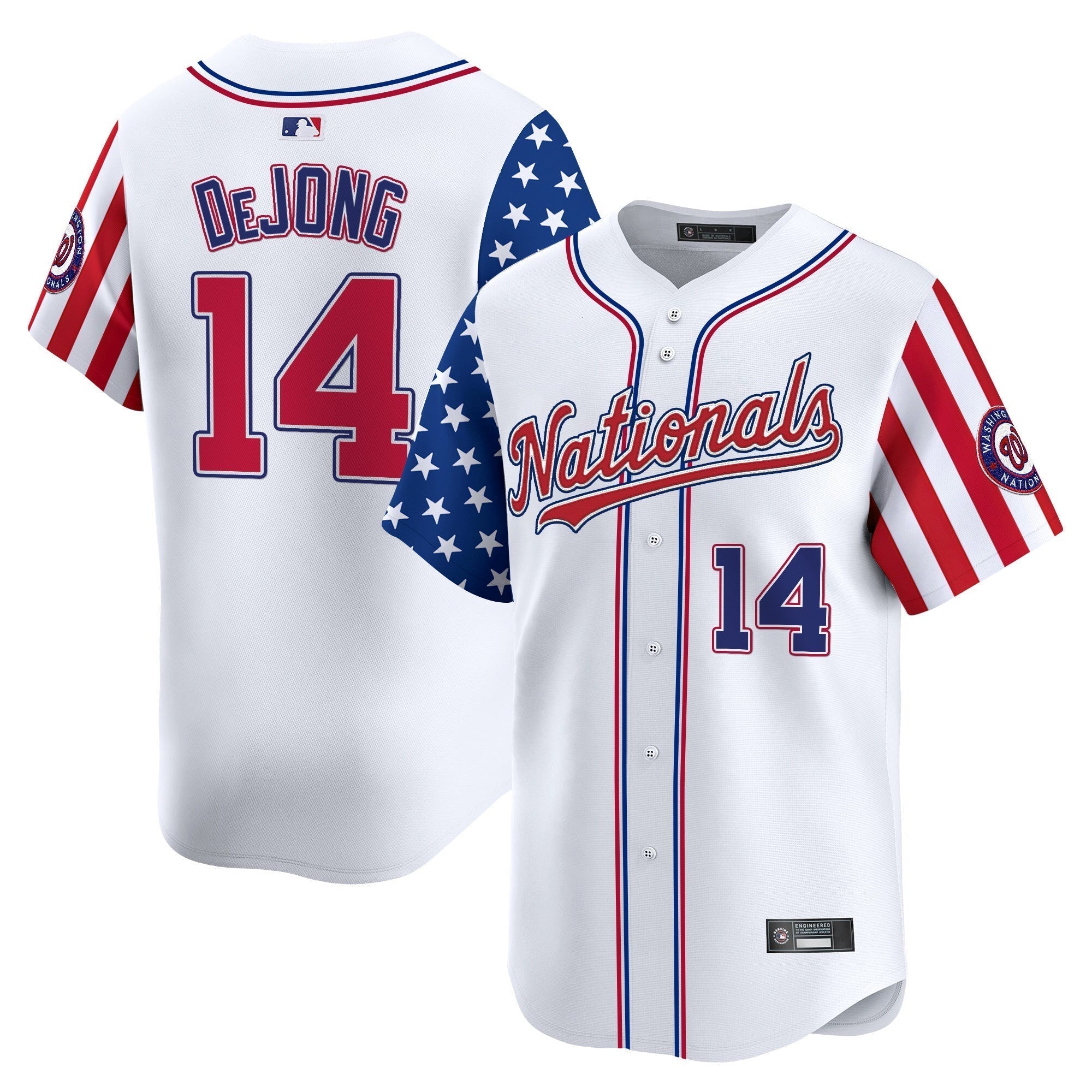 WSH 2025 Independence Day Vapor Premier Limited Men Jersey - All Stitched