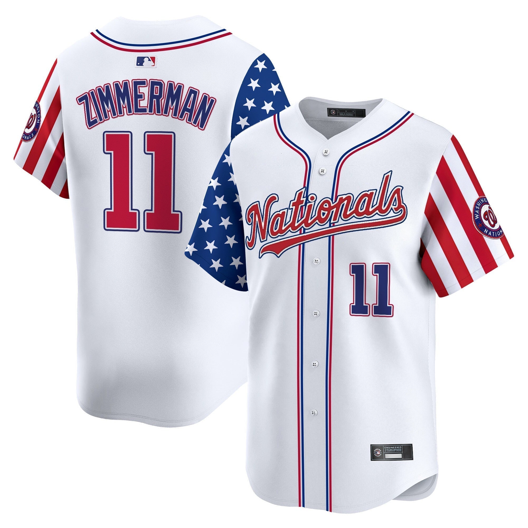 WSH 2025 Independence Day Vapor Premier Limited Men Jersey - All Stitched