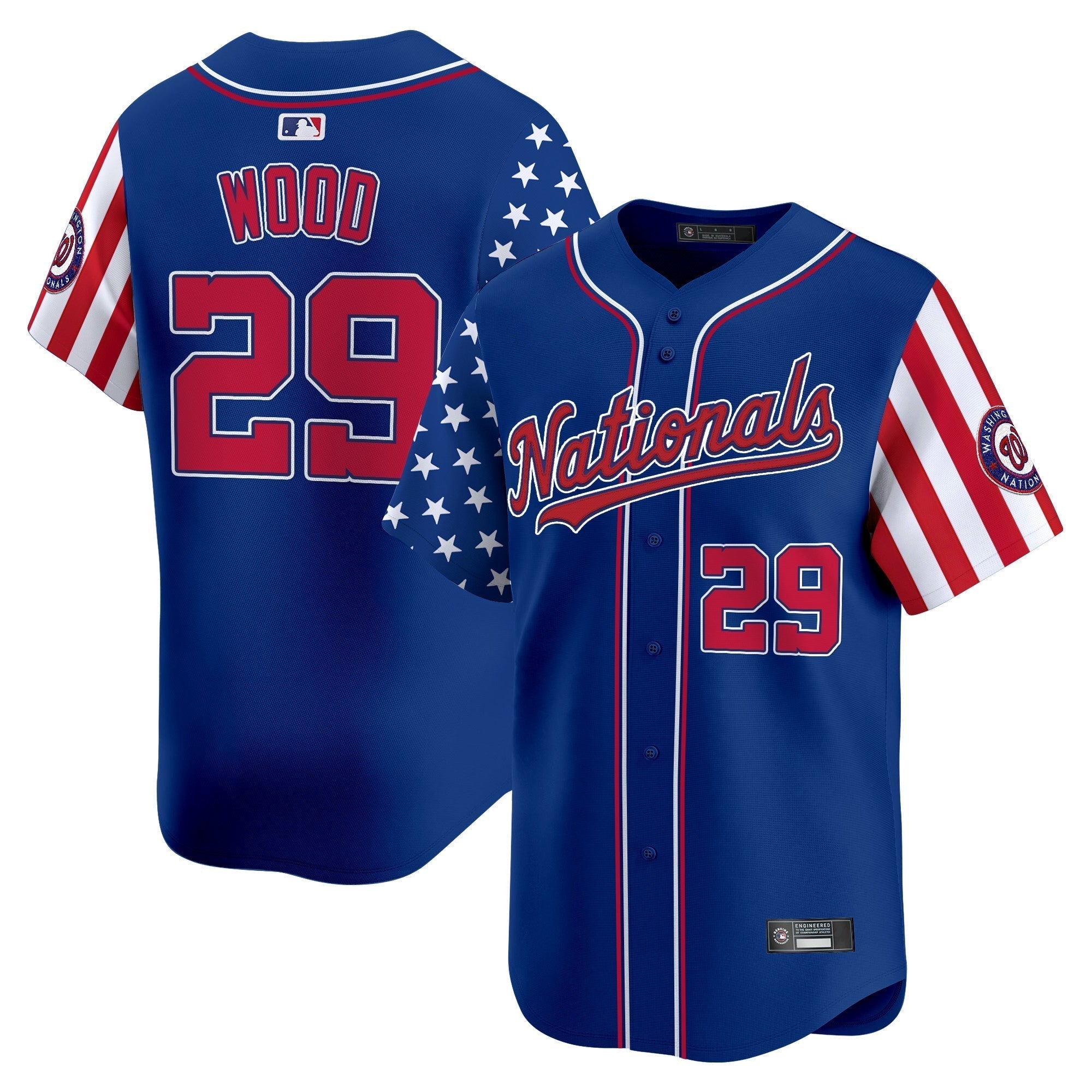 WSH 2025 Independence Day Vapor Premier Limited Jersey - All Stitched