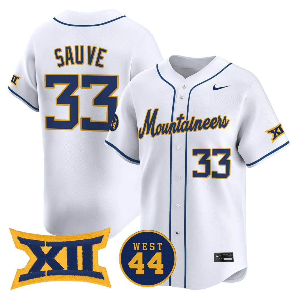 WVU 2025 Vapor Premier Limited Jersey - All Stitched
