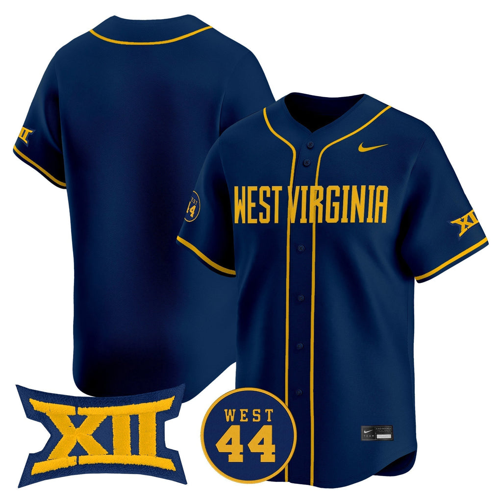WVU 2025 Vapor Premier Limited Men Jersey - All Stitched