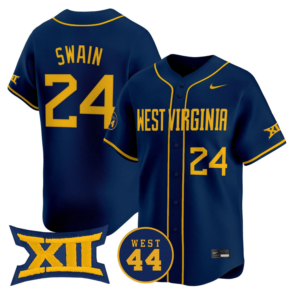 WVU 2025 Vapor Premier Limited Men Jersey - All Stitched