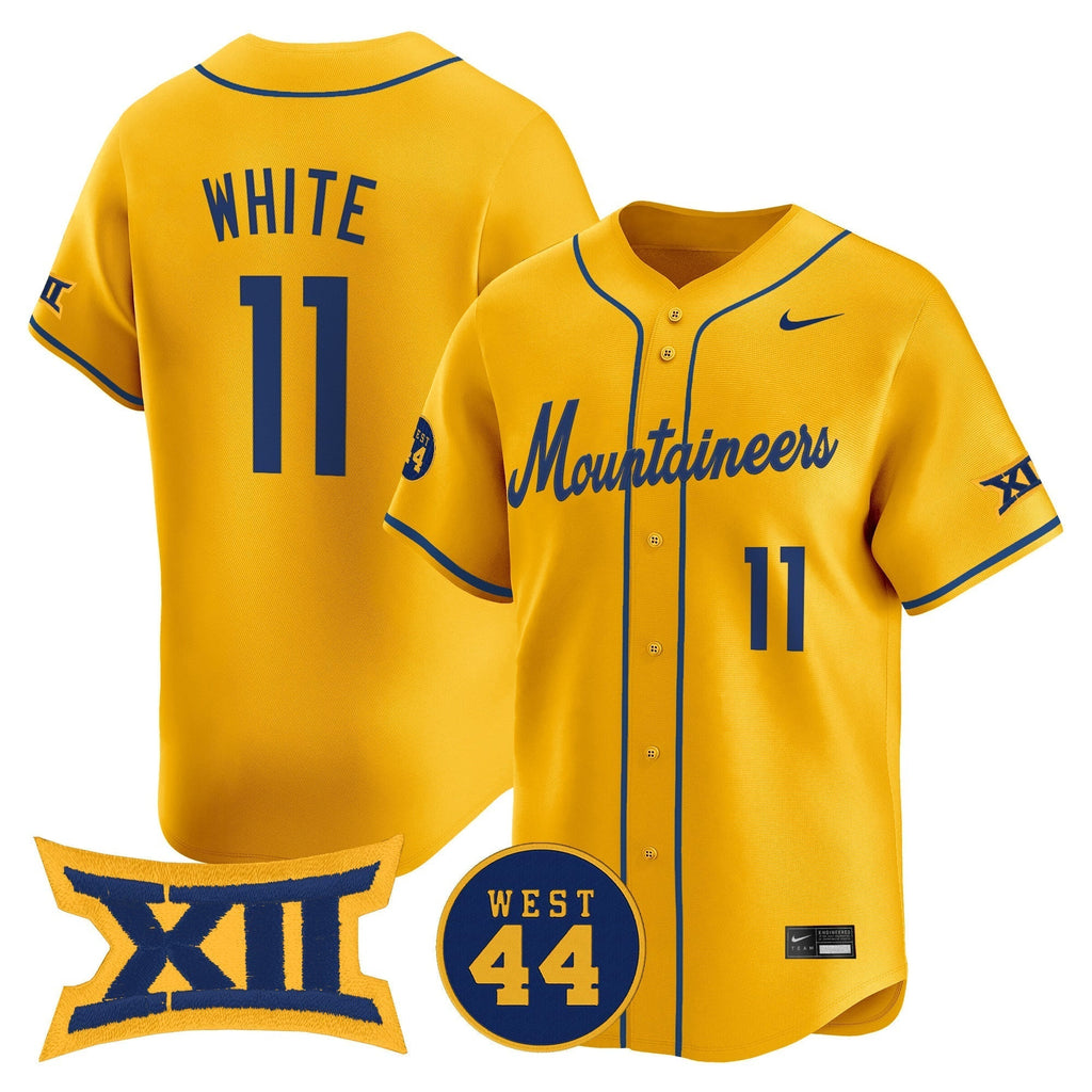 WVU 2025 Vapor Premier Limited Men Jersey - All Stitched