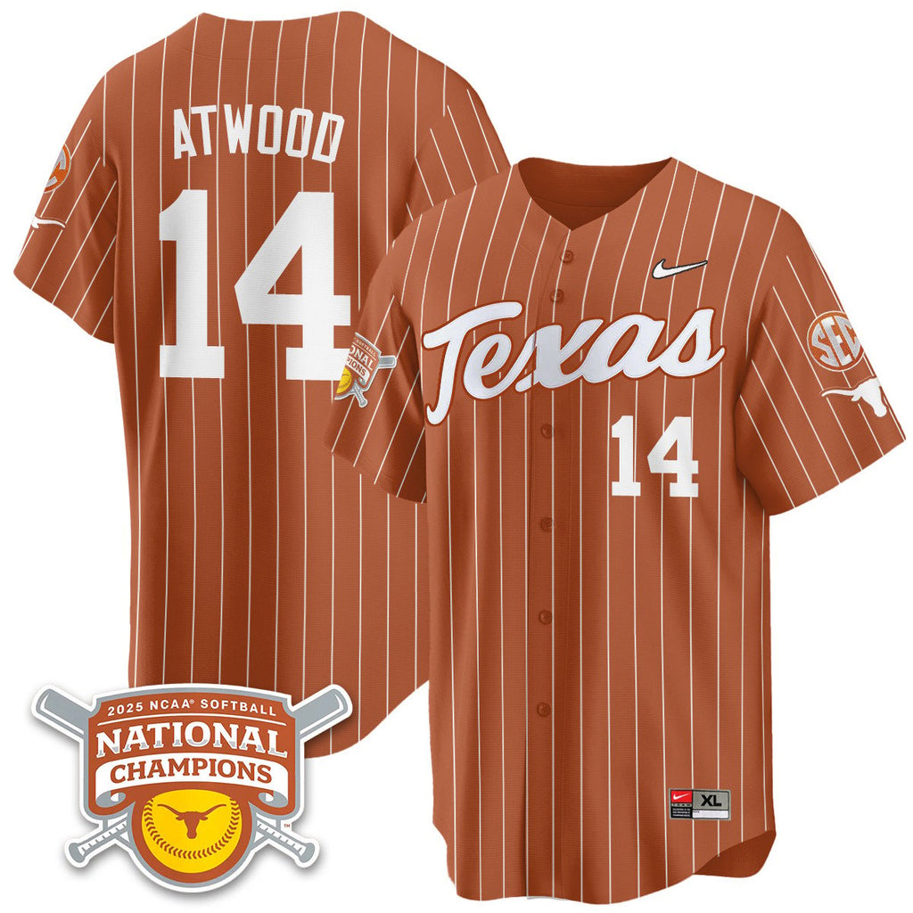 TEX Softball 2025 World Series Champions Limited Jersey - All Stitched