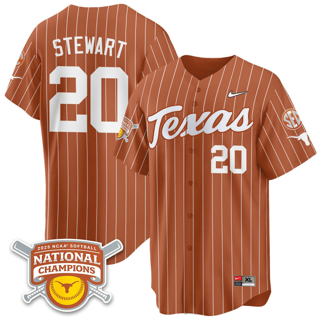 TEX Softball 2025 World Series Champions Limited Jersey - All Stitched