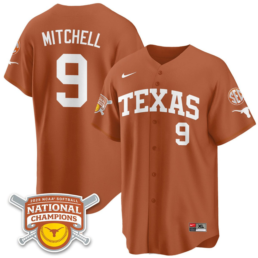 TEX Softball 2025 World Series Champions Limited Jersey - All Stitched