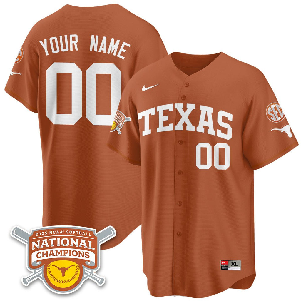 TEX Softball 2025 World Series Champions Limited Jersey - All Stitched