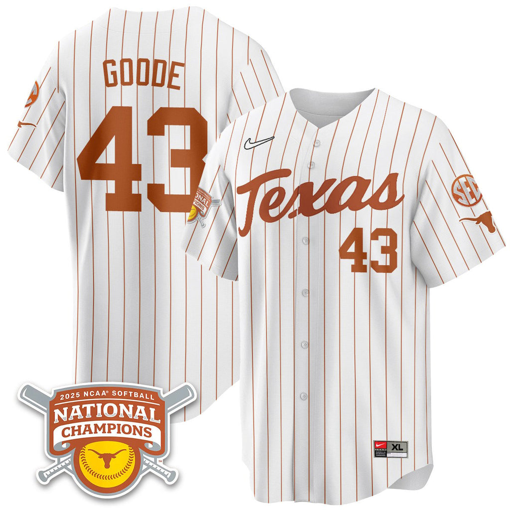 TEX Softball 2025 World Series Champions Limited Jersey - All Stitched